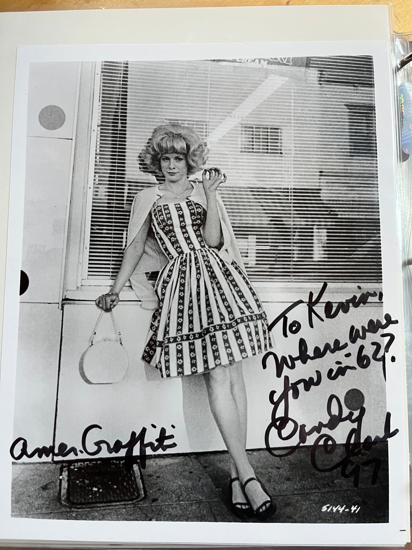 CANDY CLARK, American Graffiti, autograph