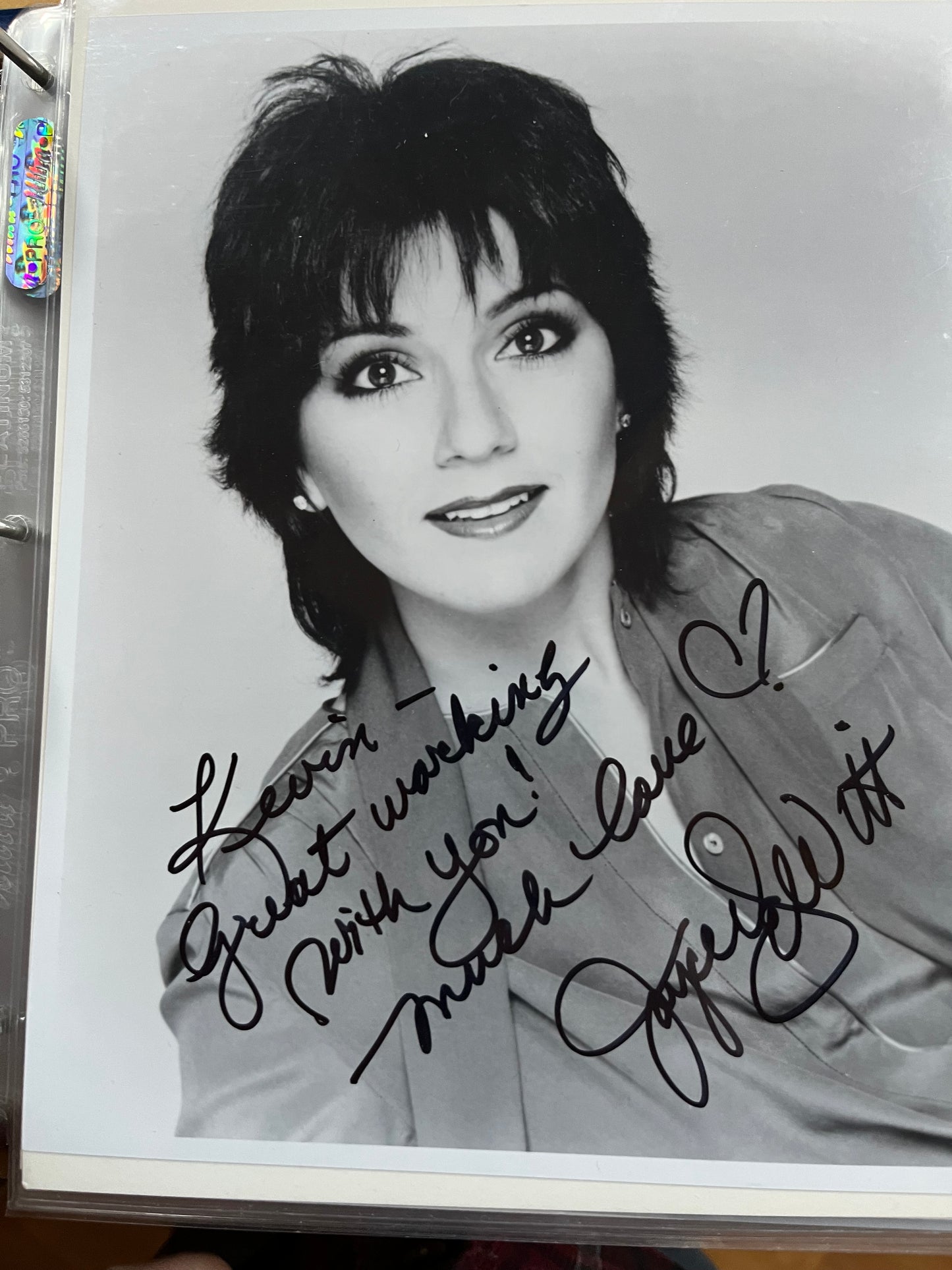 JOYCE DEWITT, Three's Company, autograph