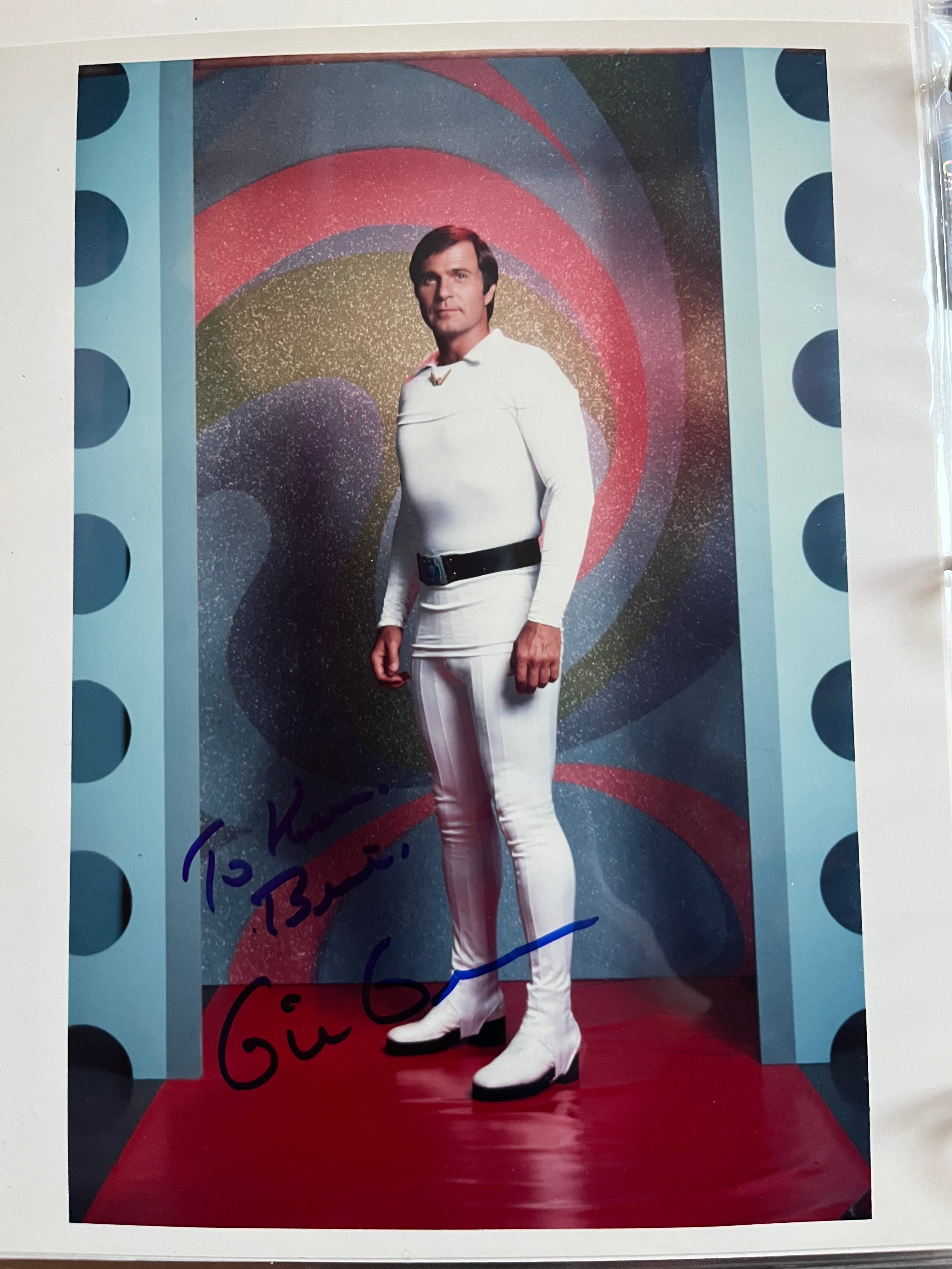 GIL GERARD, Buck Rogers in the 25th Century, autograph Williamsburg