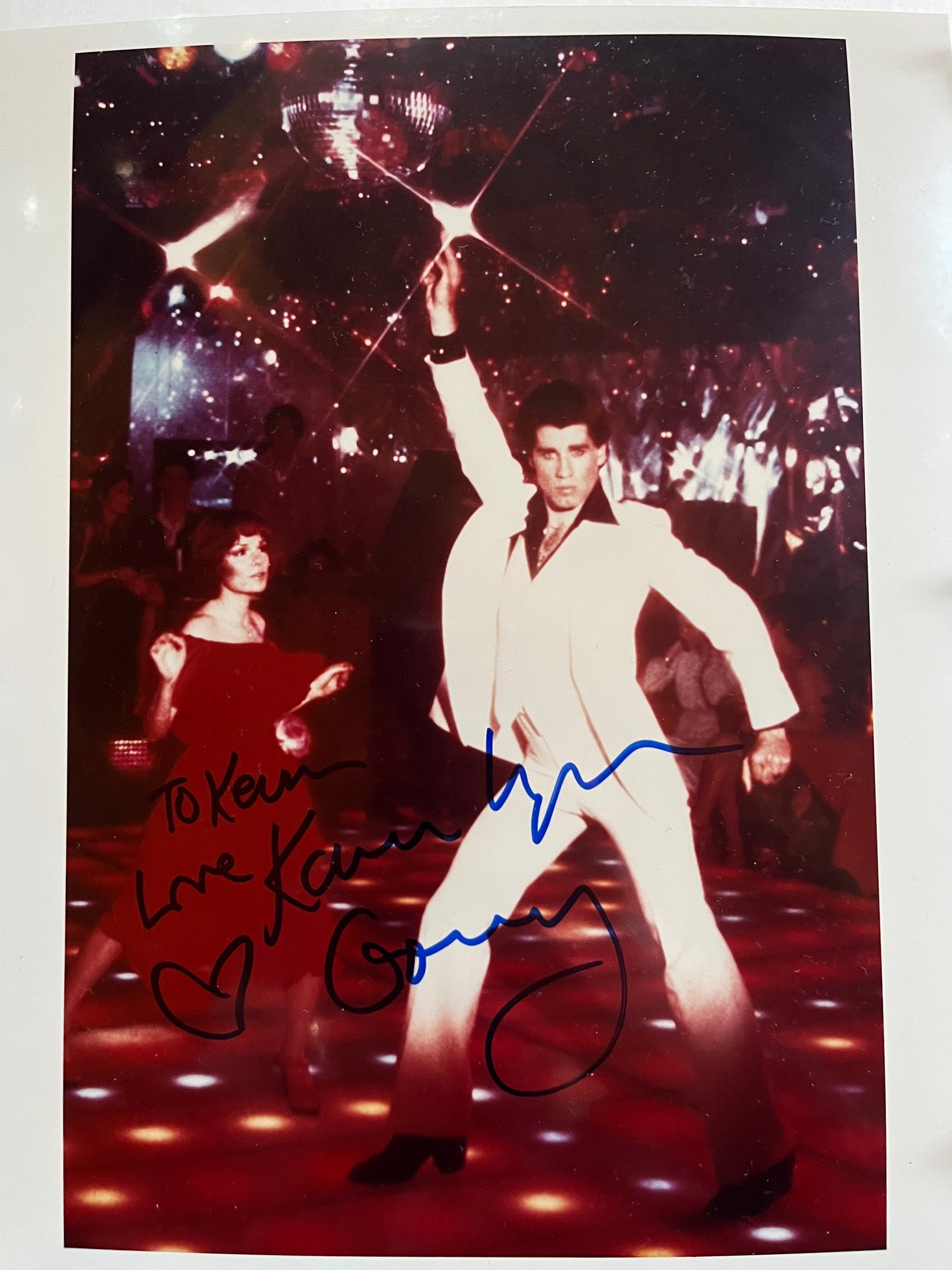 KAREN LYNN GORNEY, Saturday Night Fever, autograph