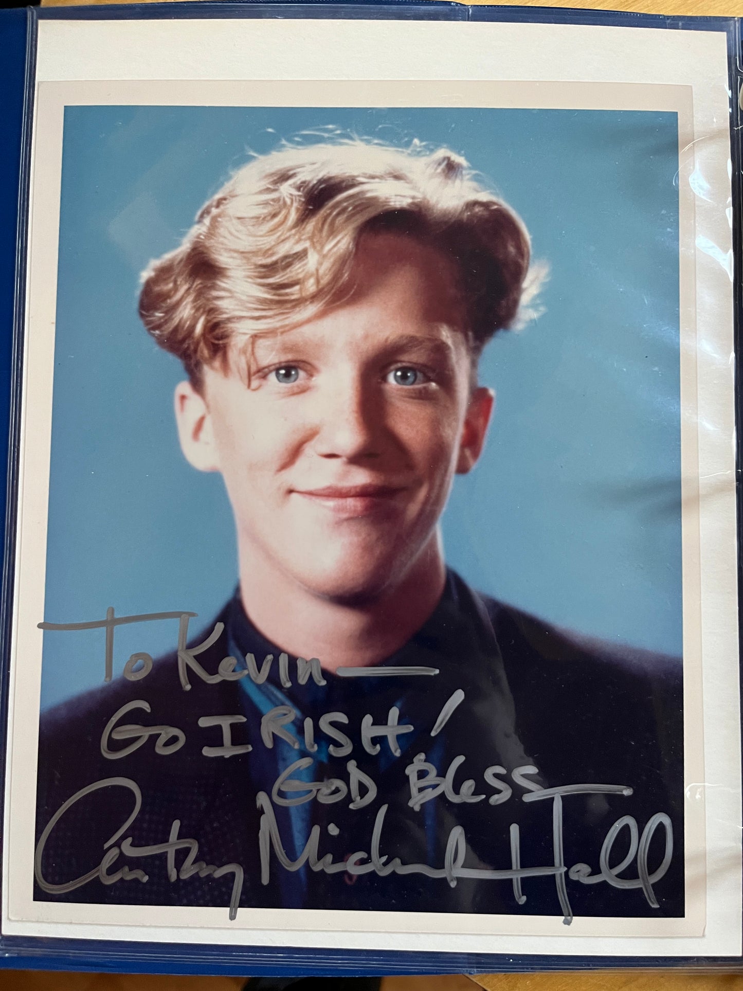 ANTHONY MICHAEL HALL, autograph