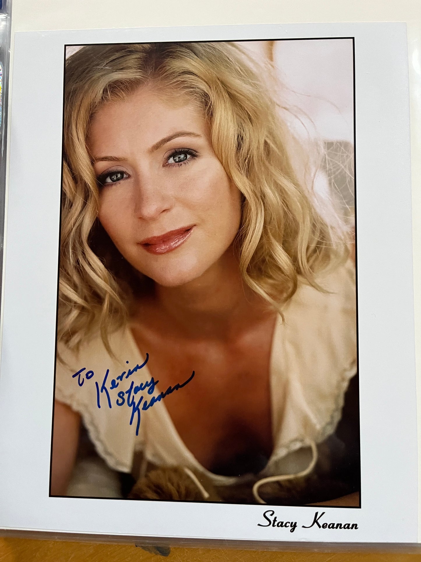 STACI KEANAN, Step by Step, My Two Dads, autograph