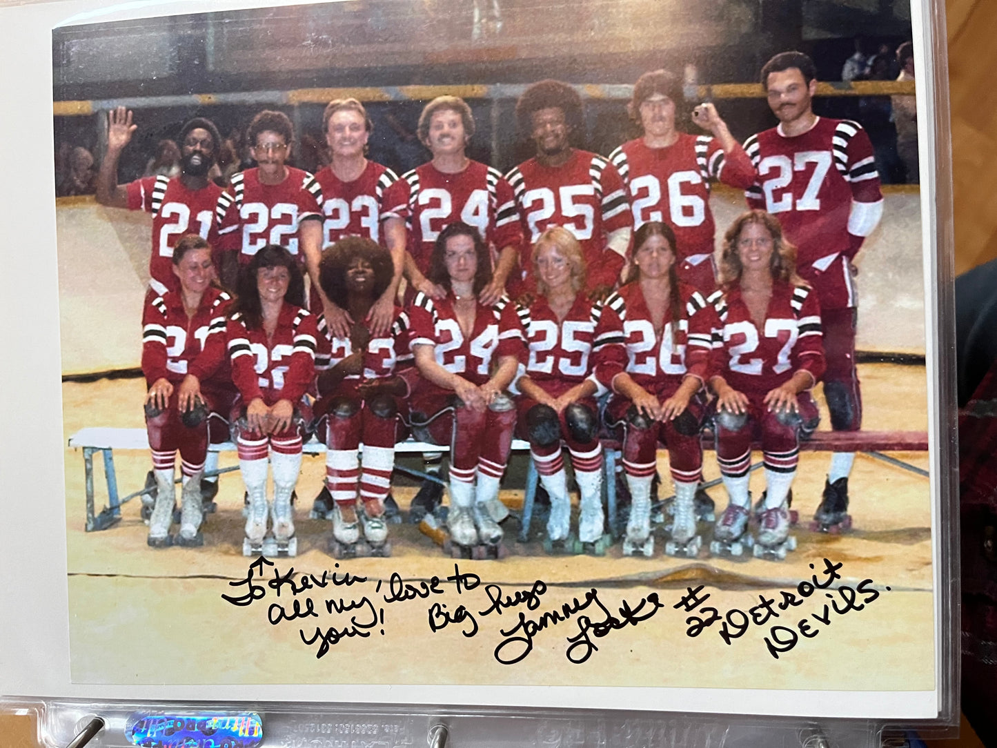 TAMMY LOCKE, The Monroes, autograph