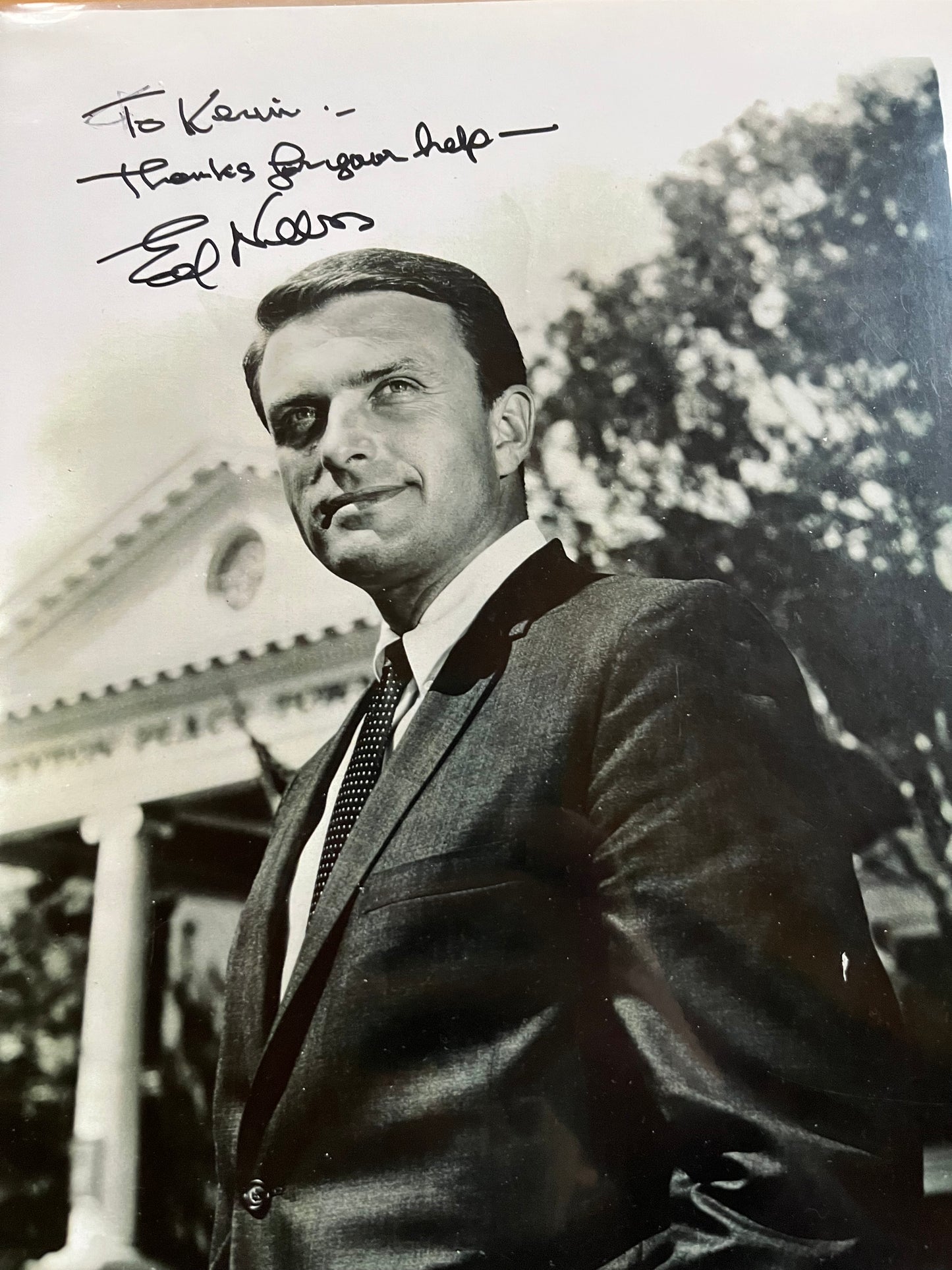 Ed Nelson, PEYTON PLACE, Roger Corman films, autograph