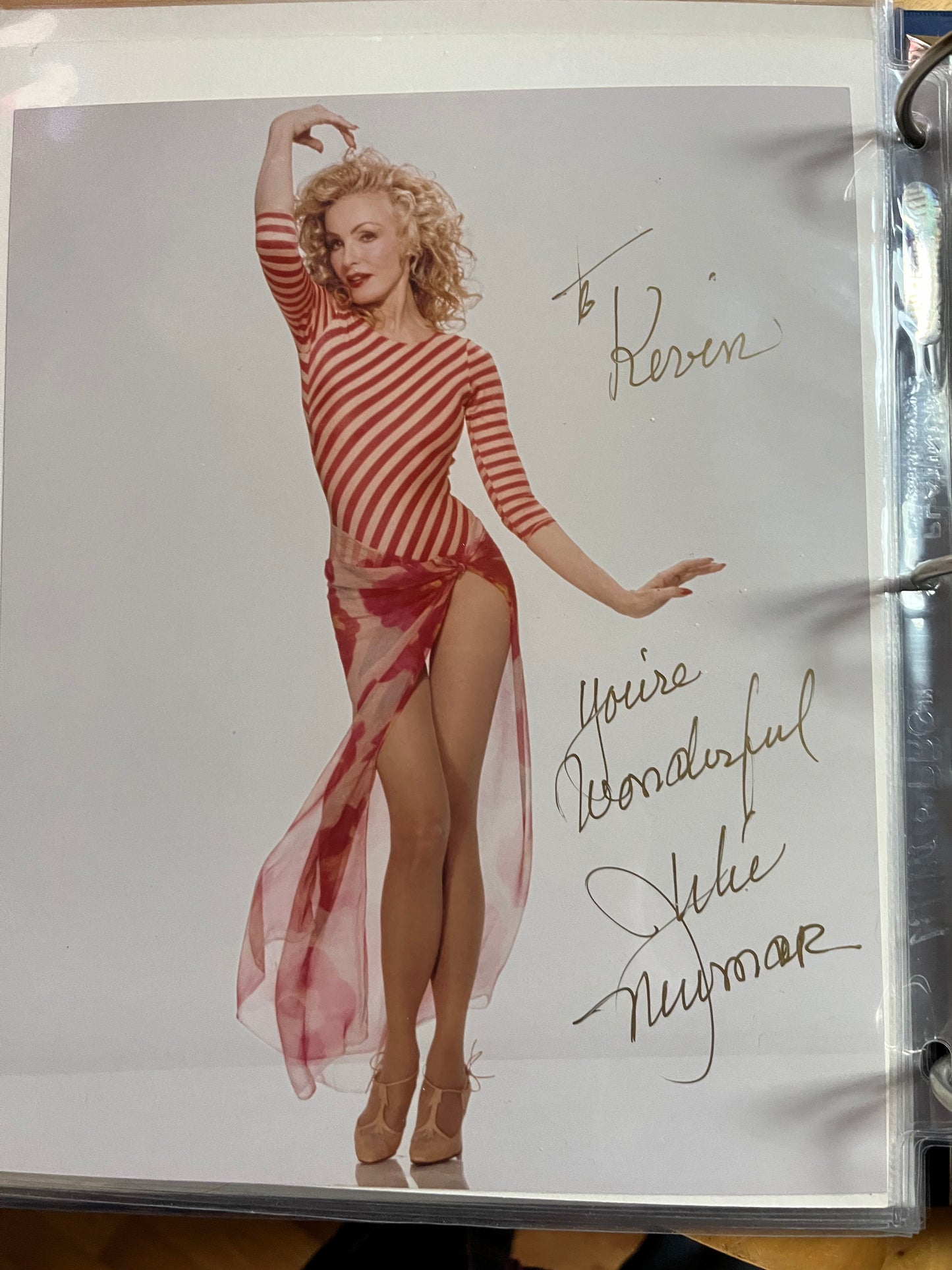 JULIE NEWMAR, Catwoman on BATMAN, autograph