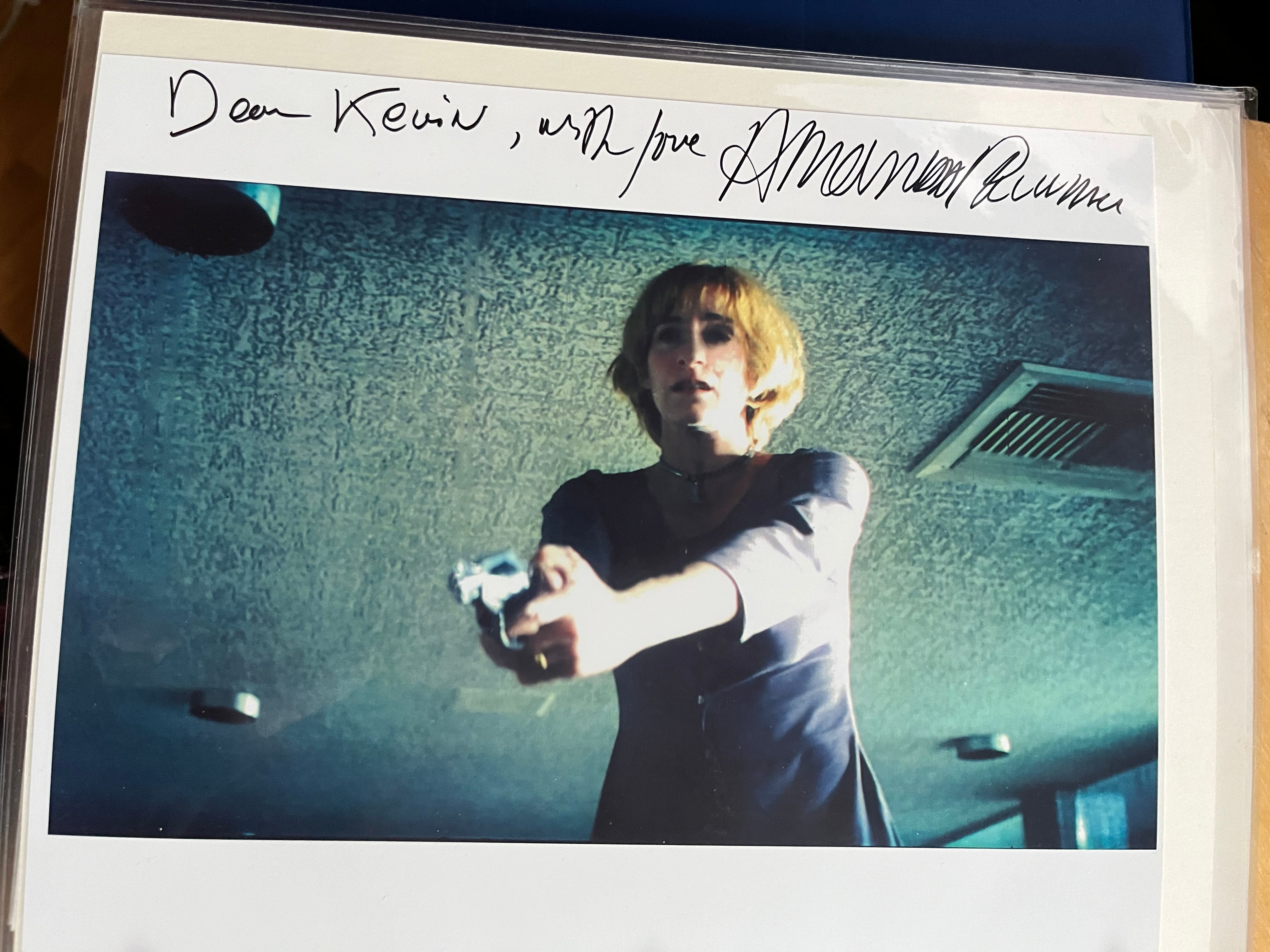 AMANDA PLUMMER Pulp Fiction actress autograph Williamsburg AMANDA PLUMMER Pulp Fiction actress autograph Williamsburg