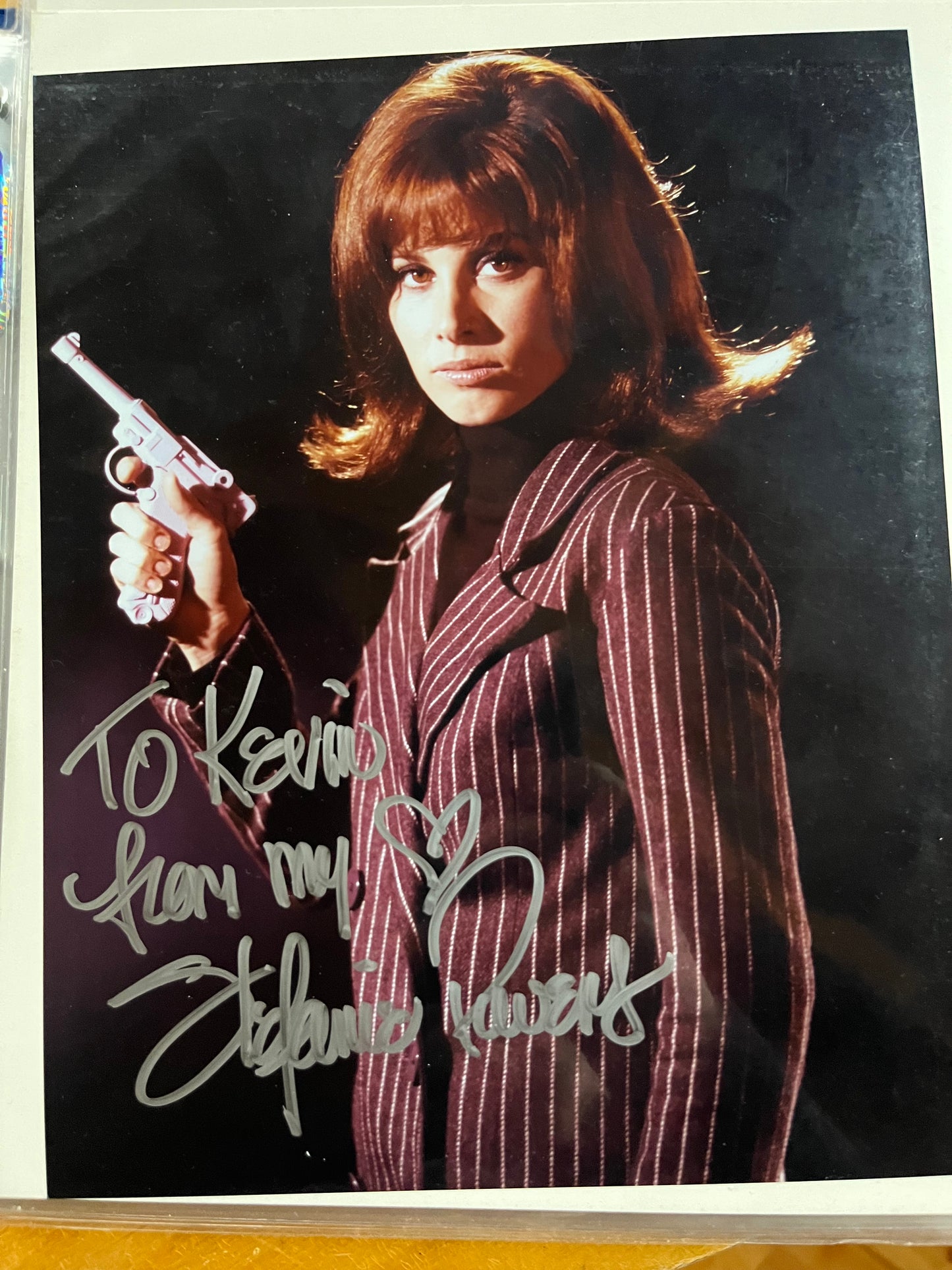 STEFANIE POWERS, April Dancer on THE GIRL FROM U.N.C.L.E., autograph