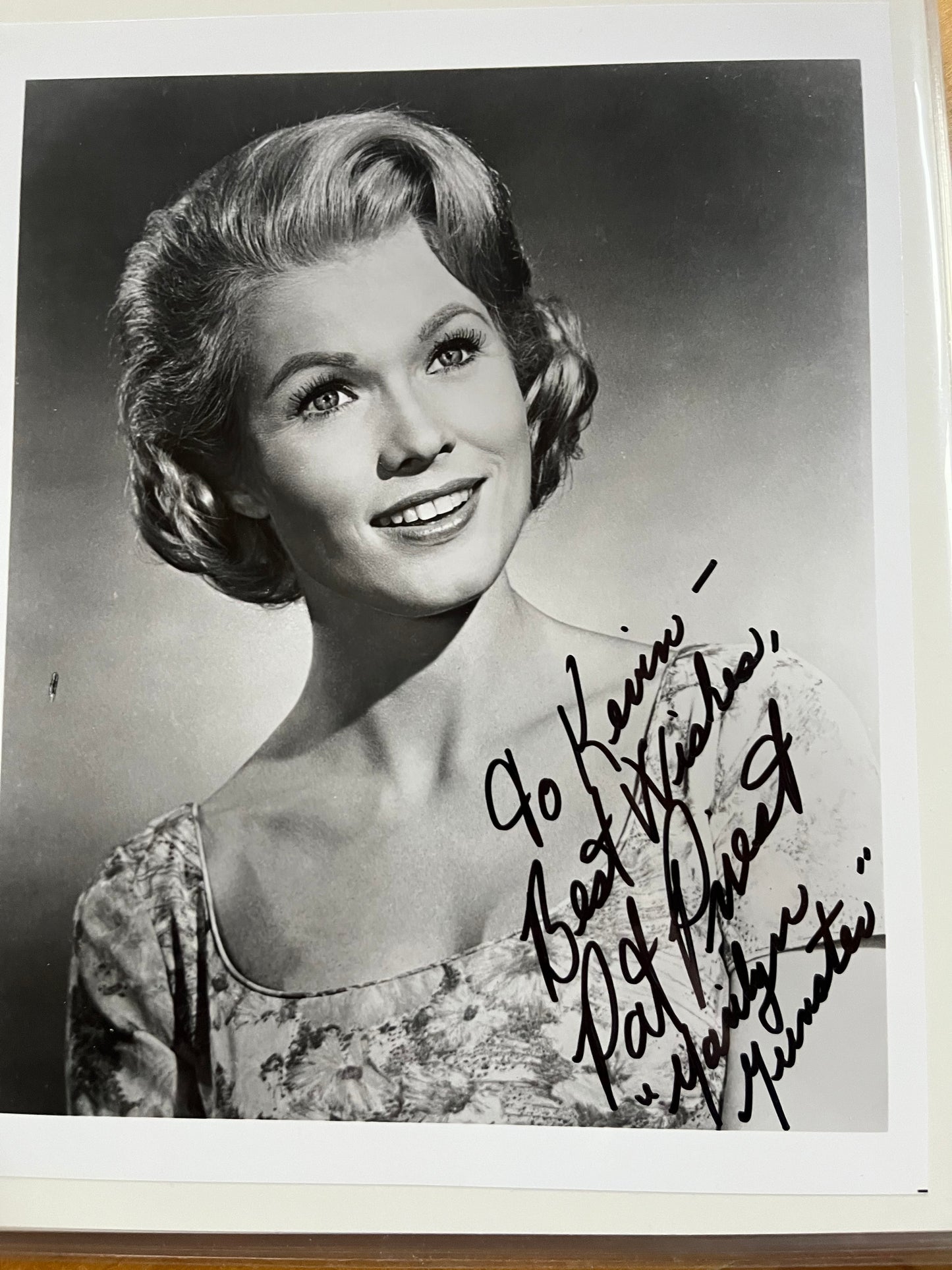 PAT PRIEST, The Munsters, autograph