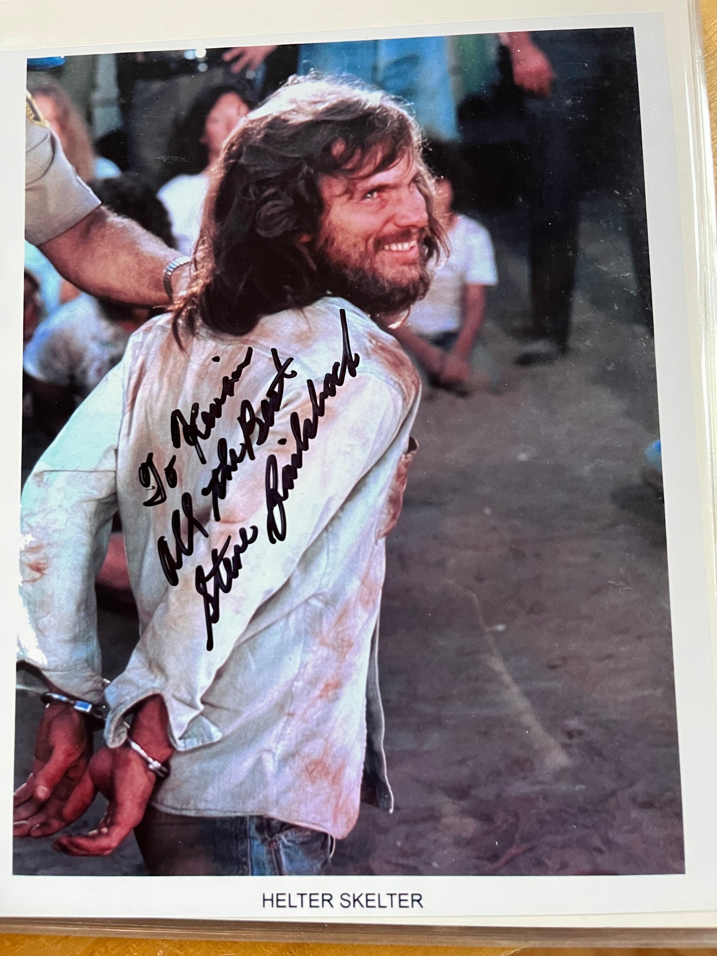 STEVE RAILSBACK, Helter Skelter, autograph