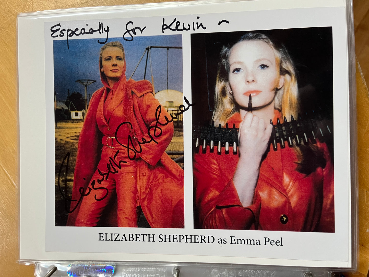 ELIZABETH SHEPHERD, TV's The Avengers, autograph