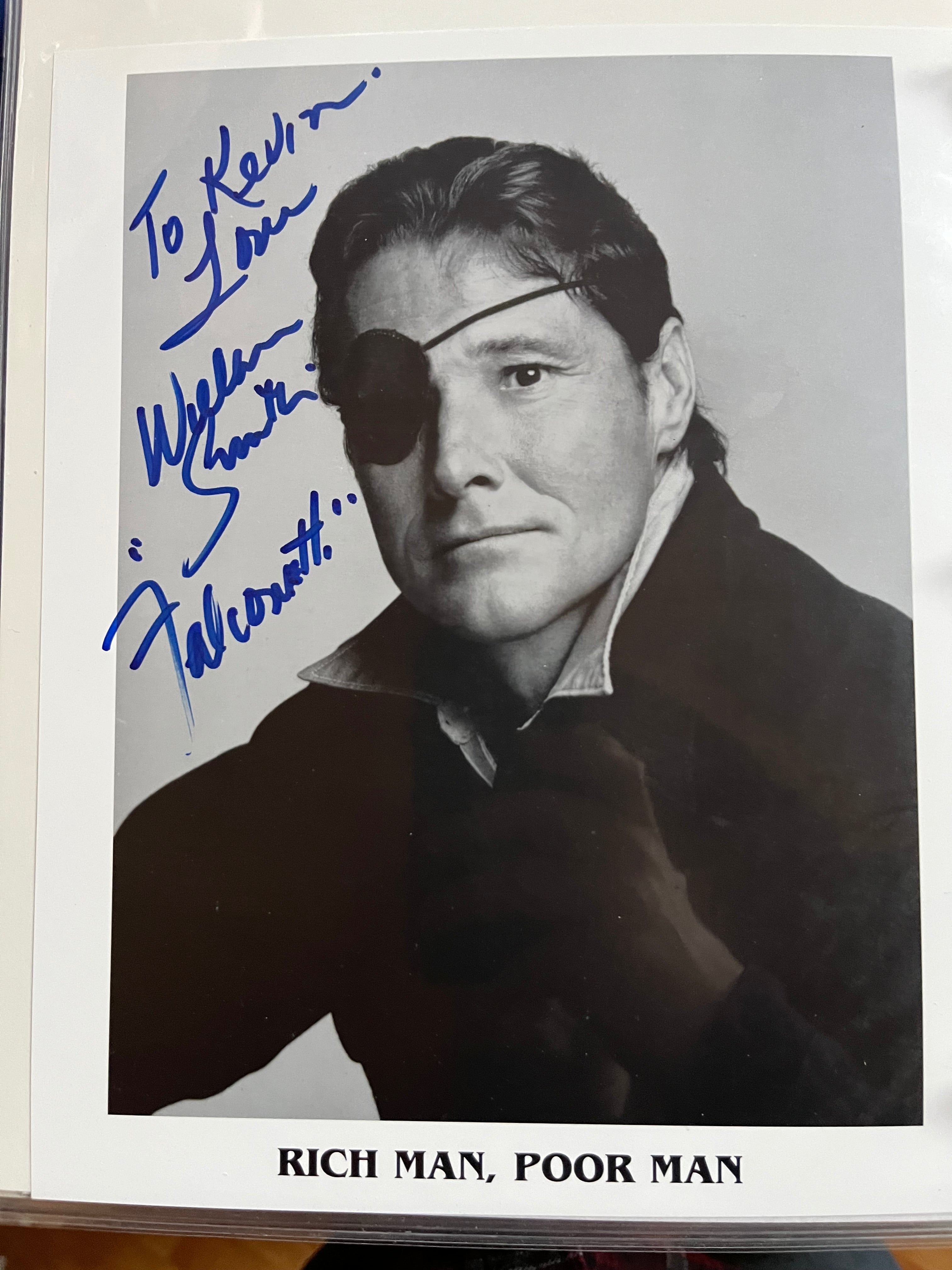 WILLIAM SMITH, actor, autograph Williamsburg Nostalgia Fest