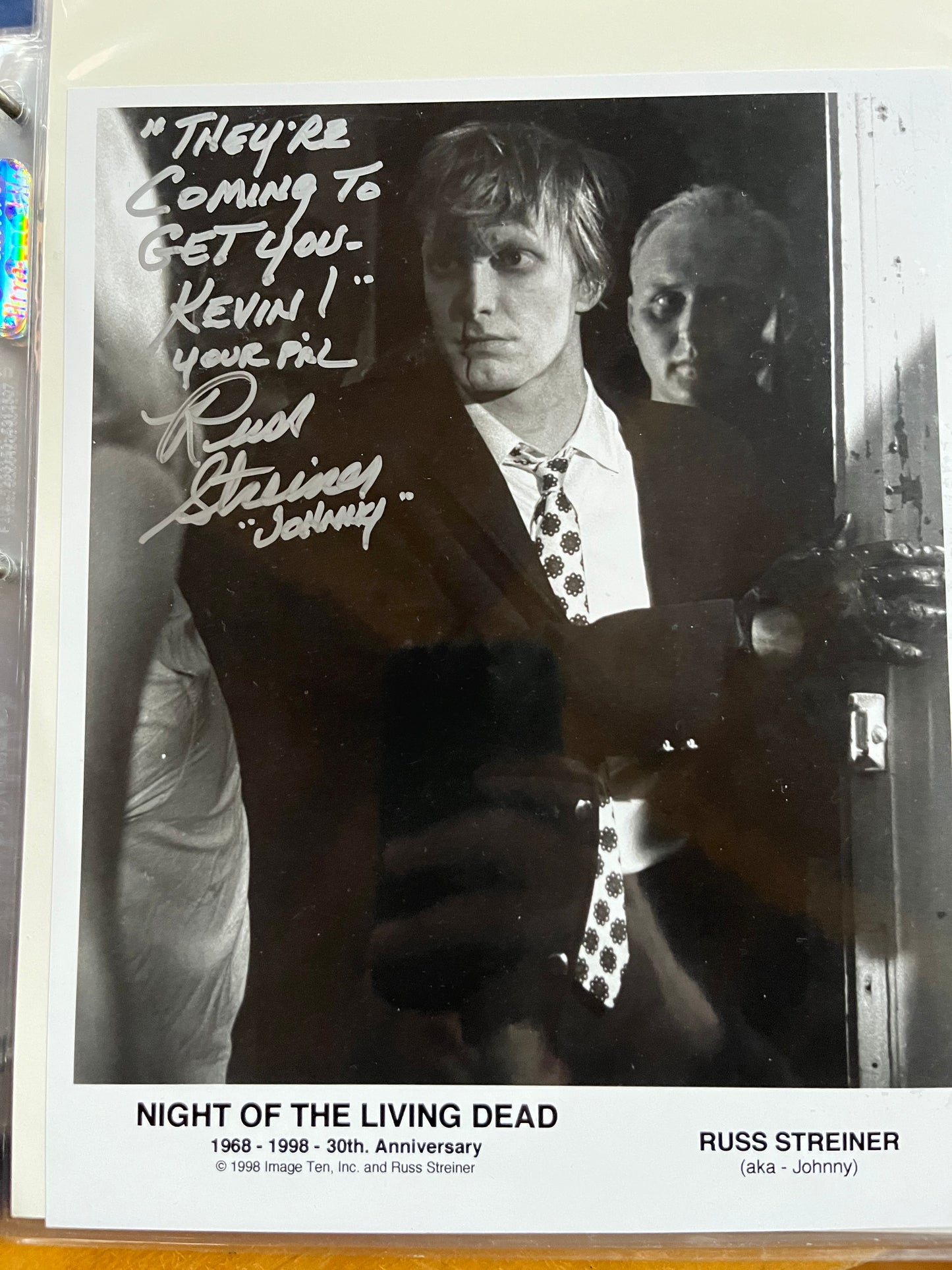 RUSS STREINER, Night of the Living Dead, autograph