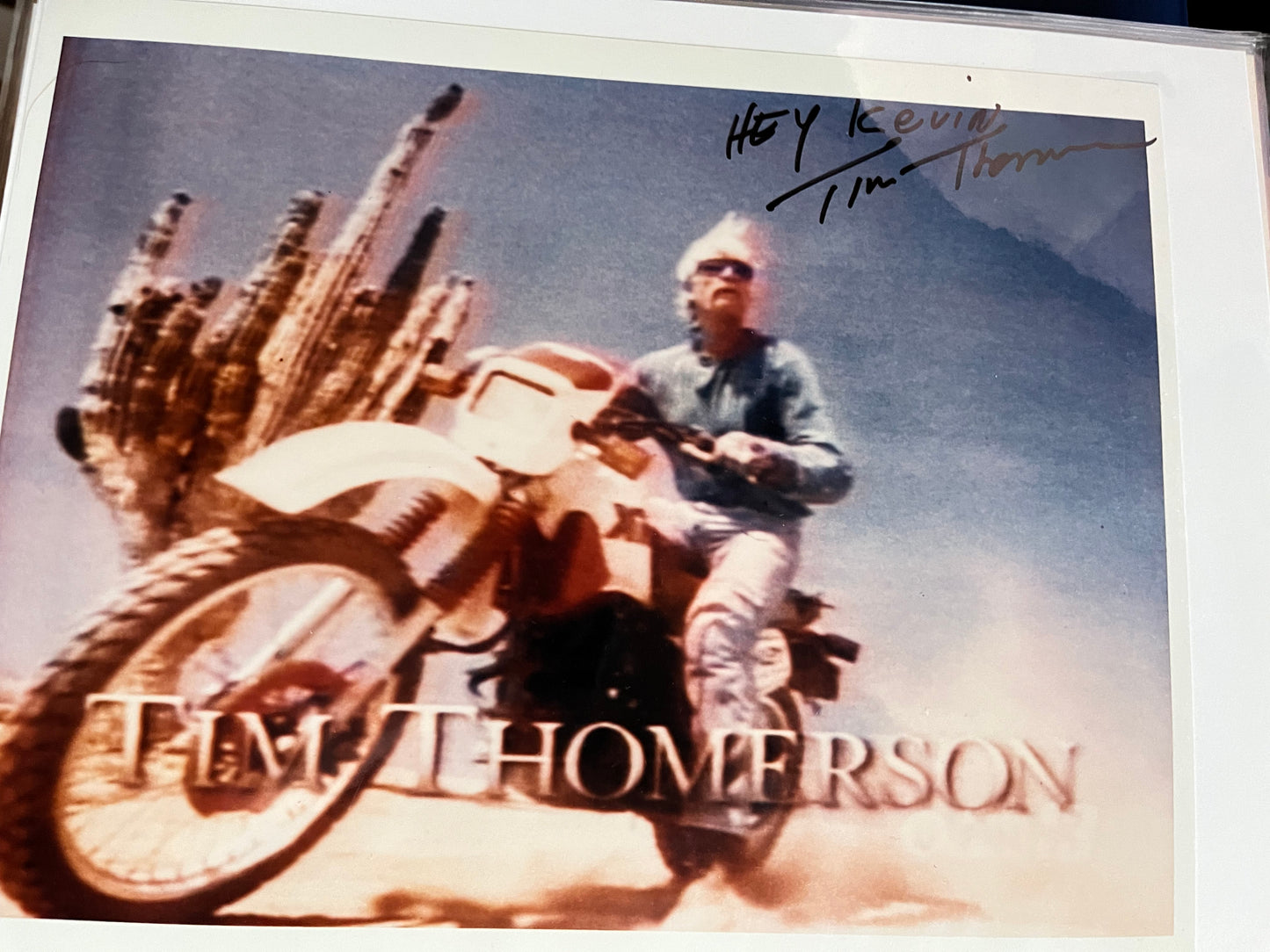 TIM THOMERSON, Trancers film series, autograph