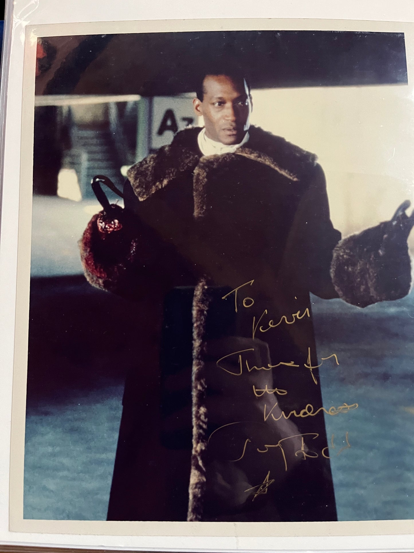 TONY TODD, actor from Candyman, autograph