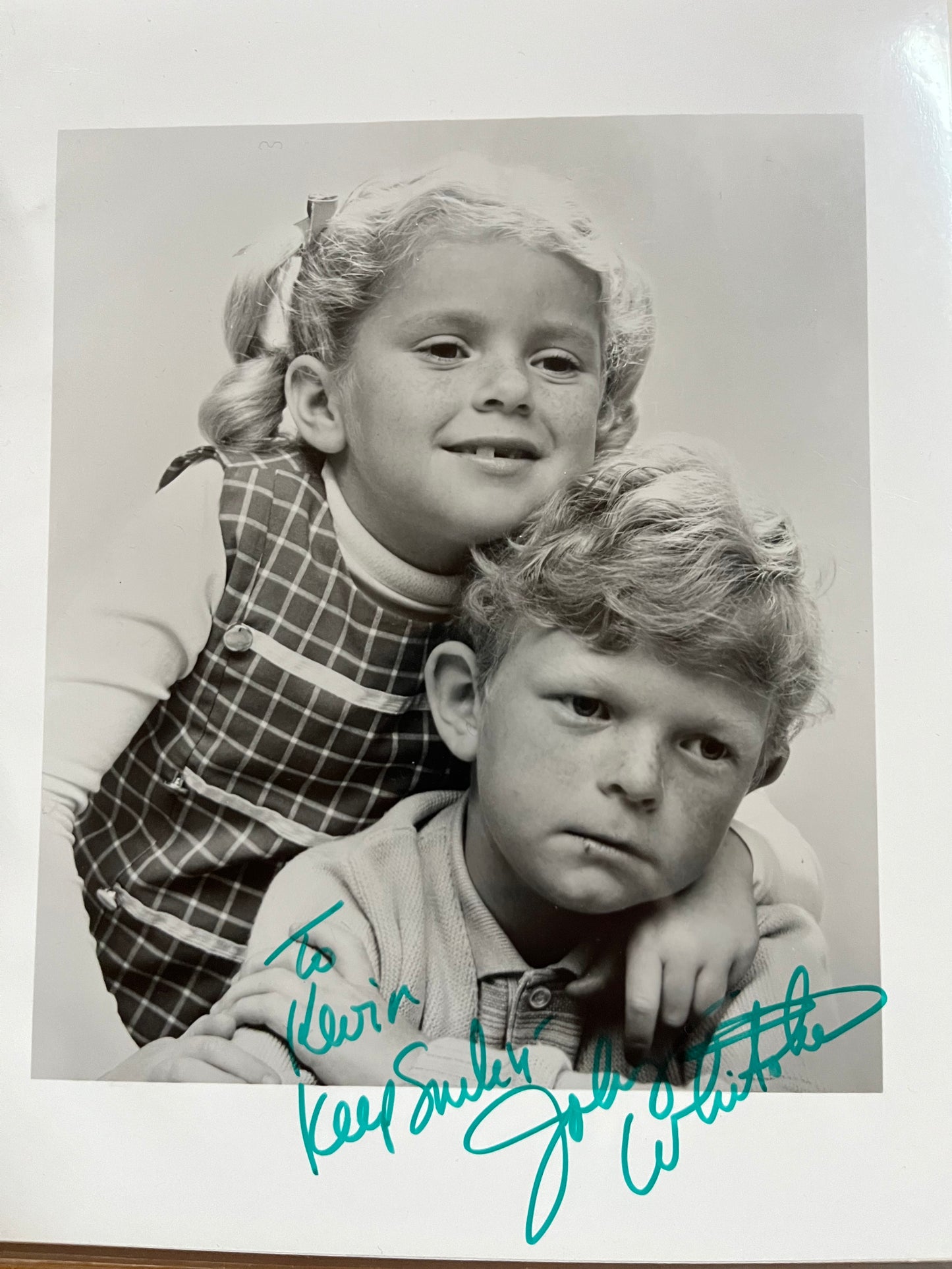 JOHNNY WHITAKER, A Family Affair, Sigmund and the Sea Monsters, autograph