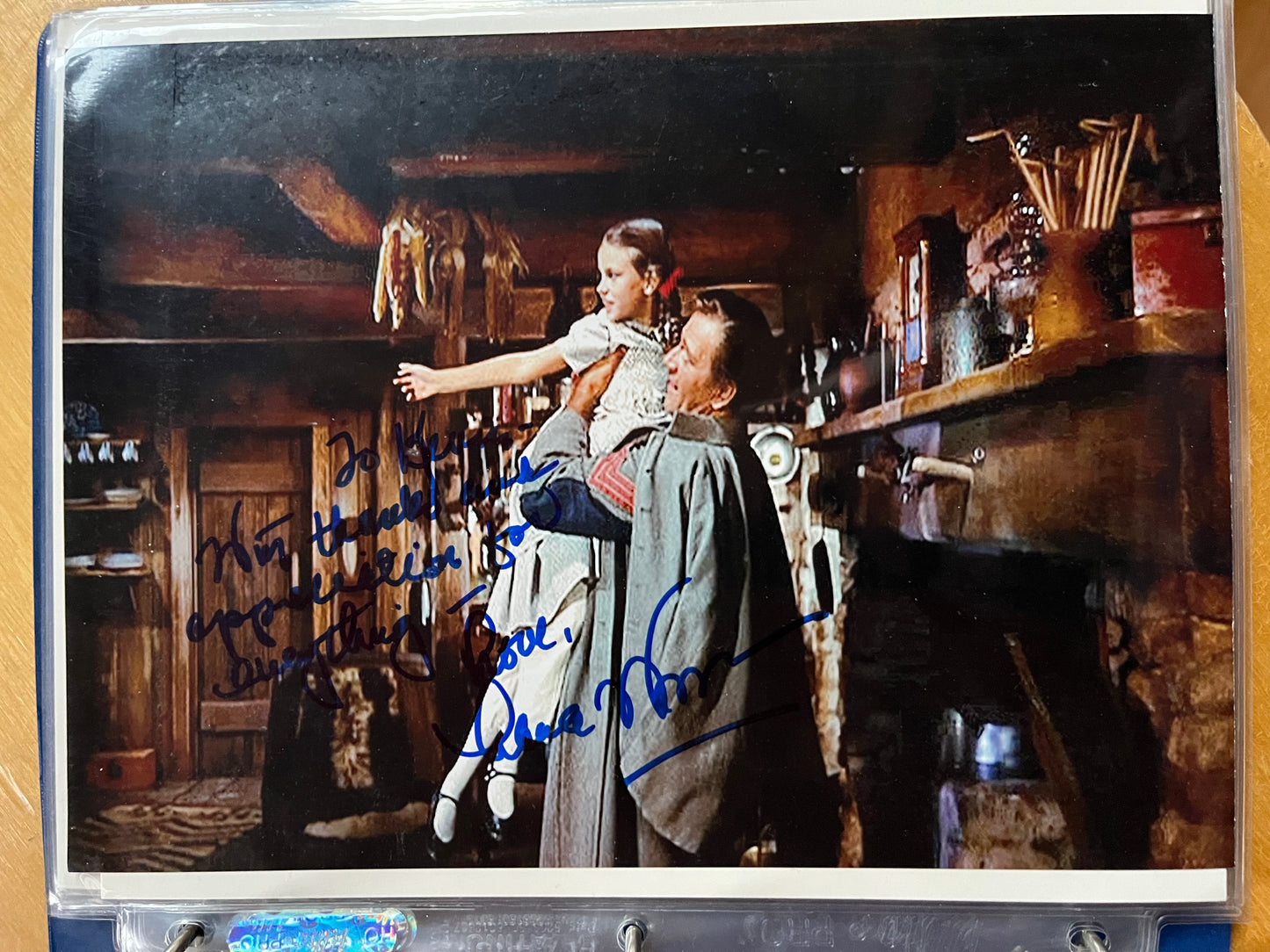 Lana Wood, 007 Bond girl, John Wayne's THE SEARCHERS, autograph