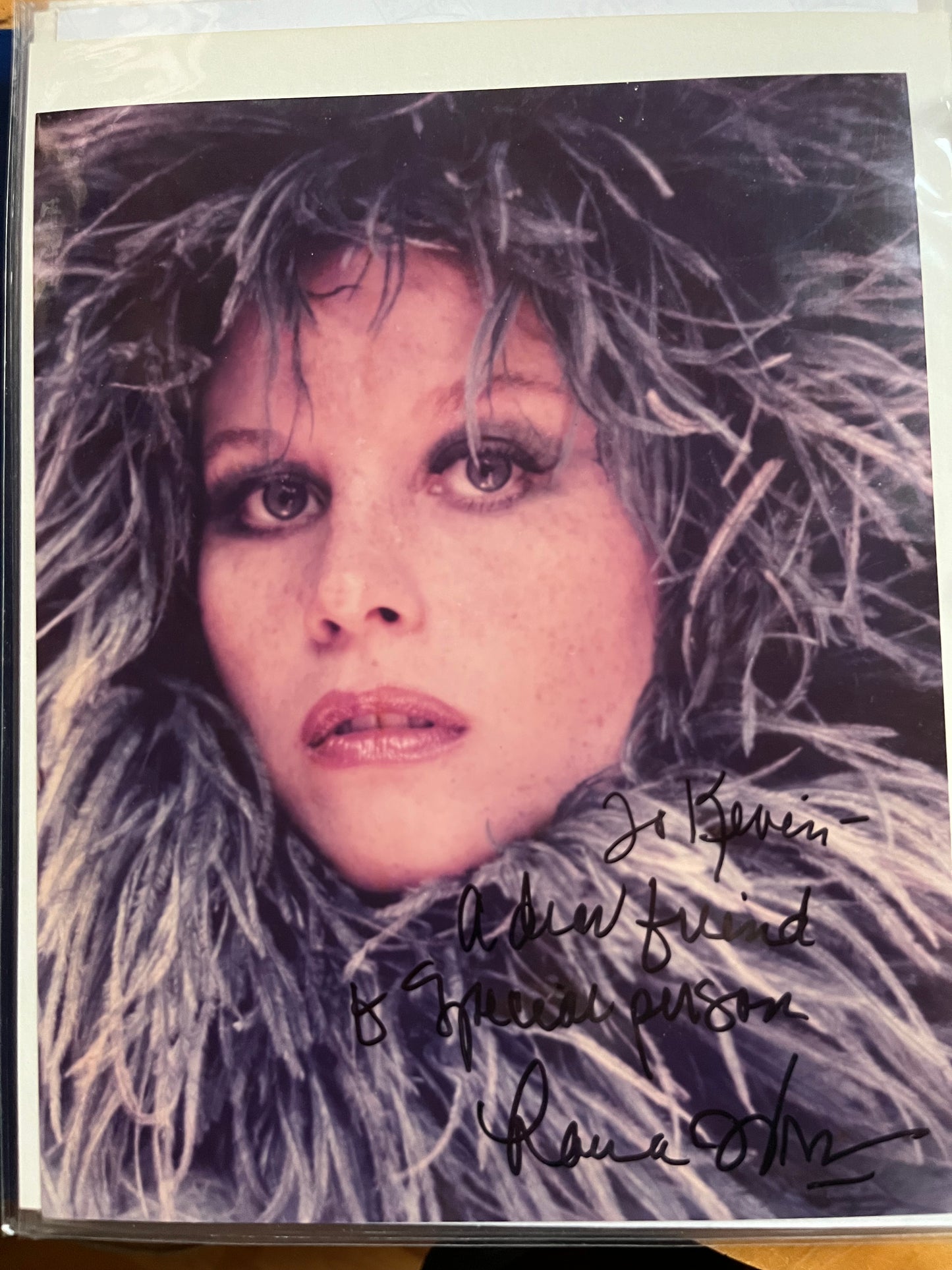 Lana Wood, 007 Bond girl, DIAMONDS ARE FOREVER, autograph