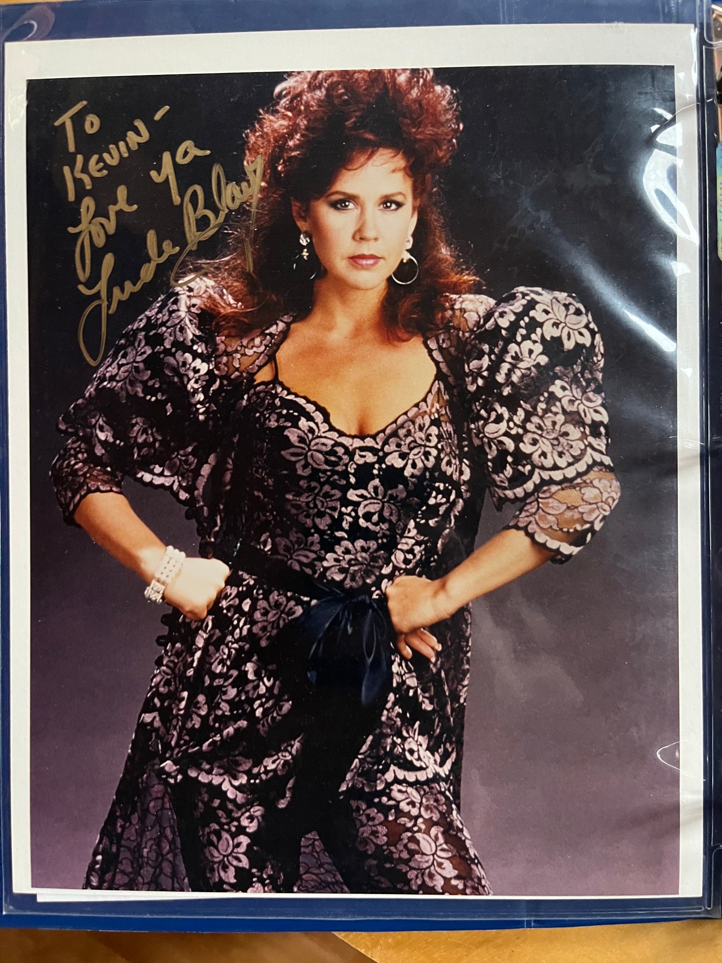 LINDA BLAIR, actress from The Exorcist, autograph