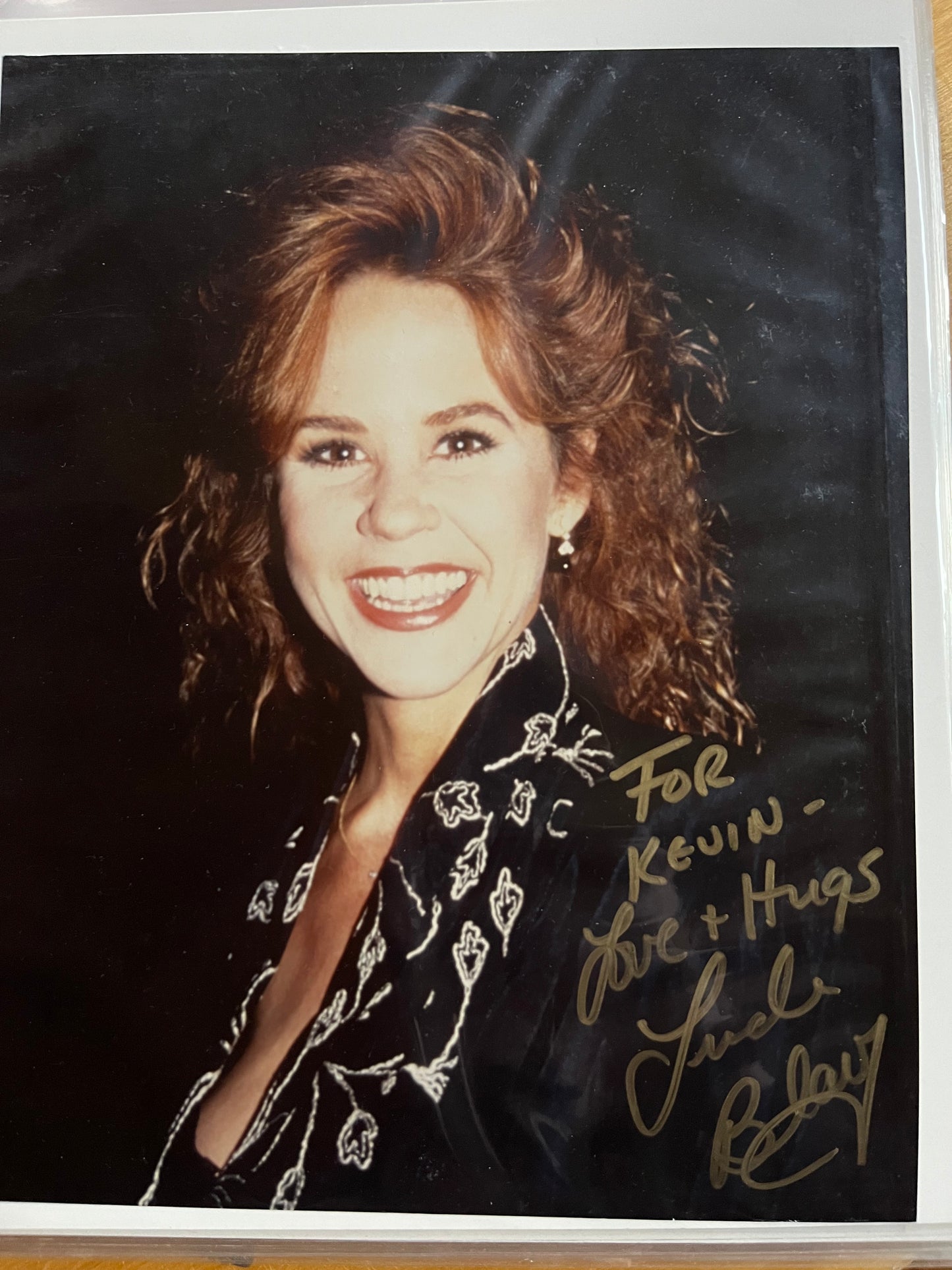 LINDA BLAIR, actress from The Exorcist, autograph