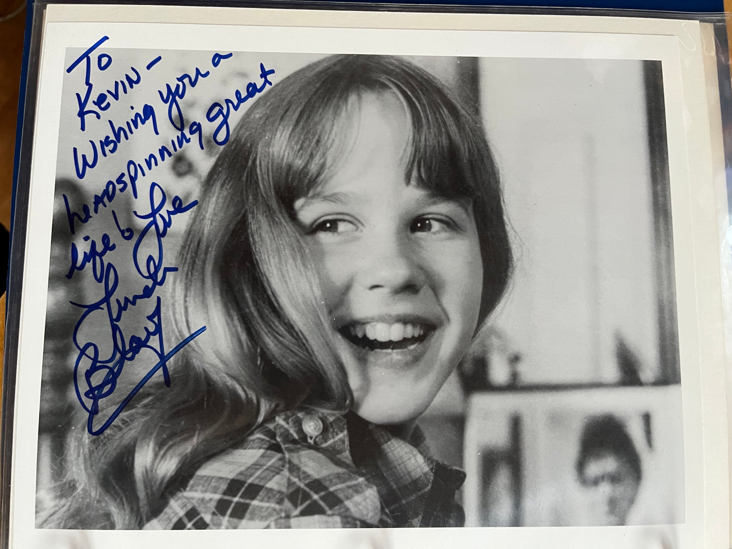 LINDA BLAIR, actress from The Exorcist, autograph