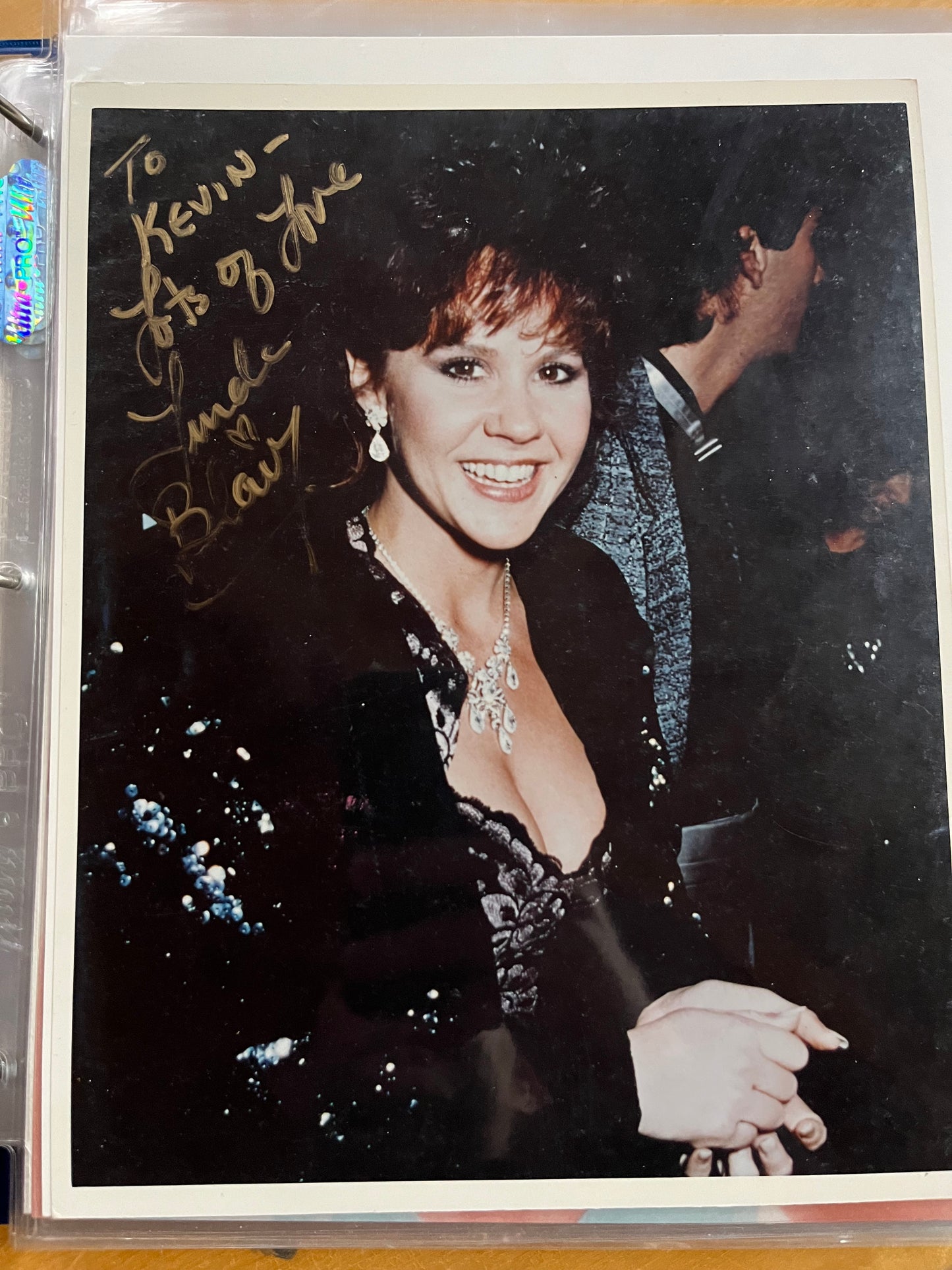 LINDA BLAIR, actress from The Exorcist, autograph