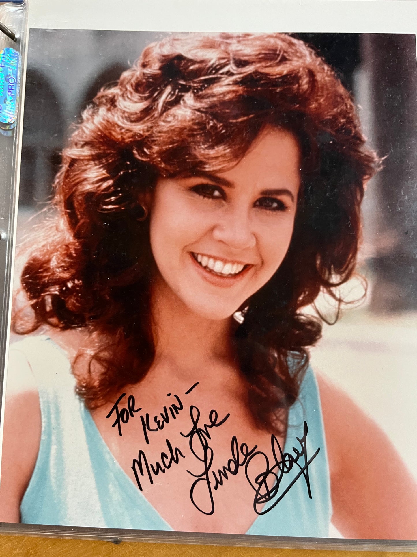 LINDA BLAIR, actress from The Exorcist, autograph