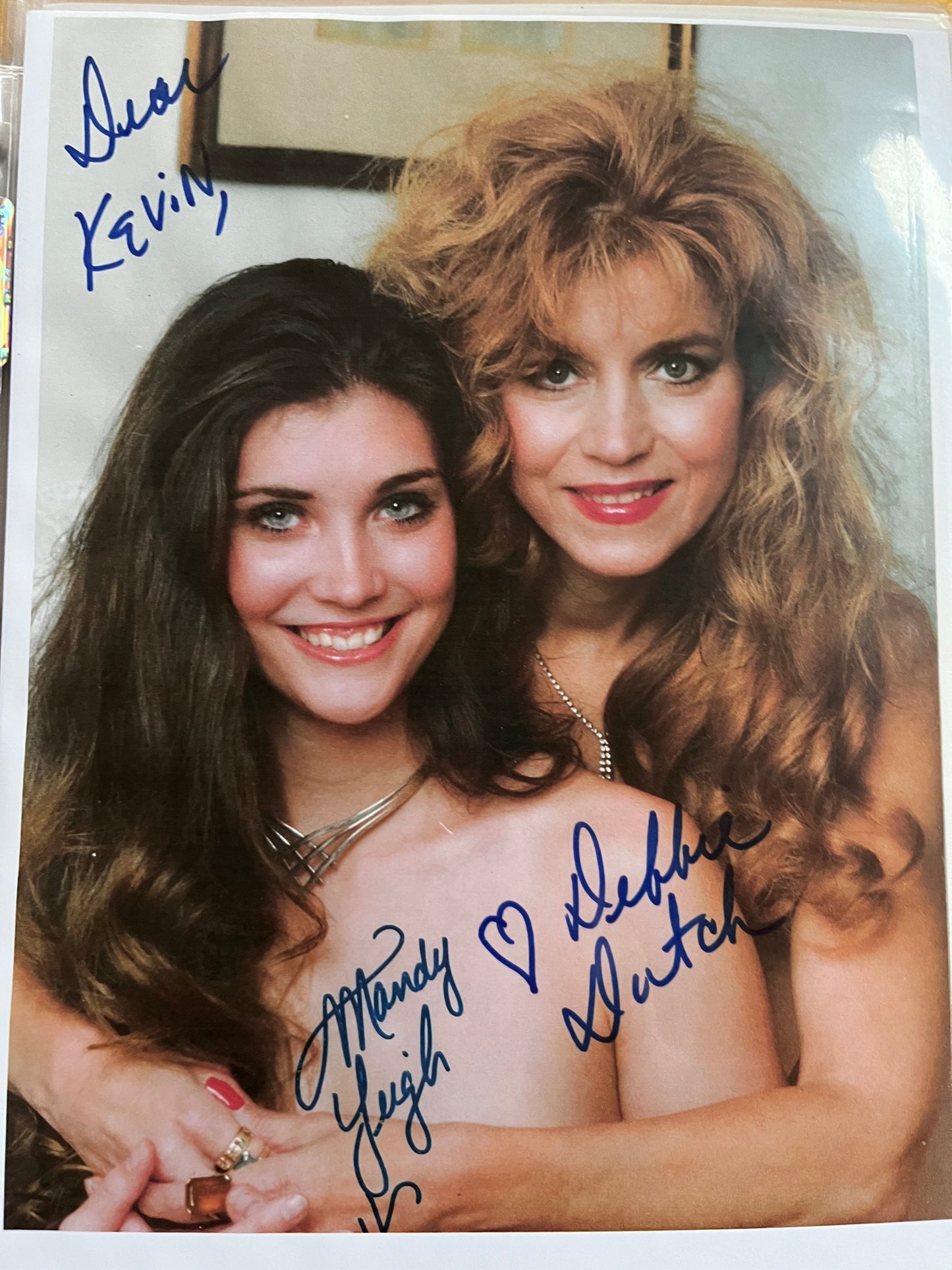 MANDY LEIGH and DEBORAH DUTCH, autograph