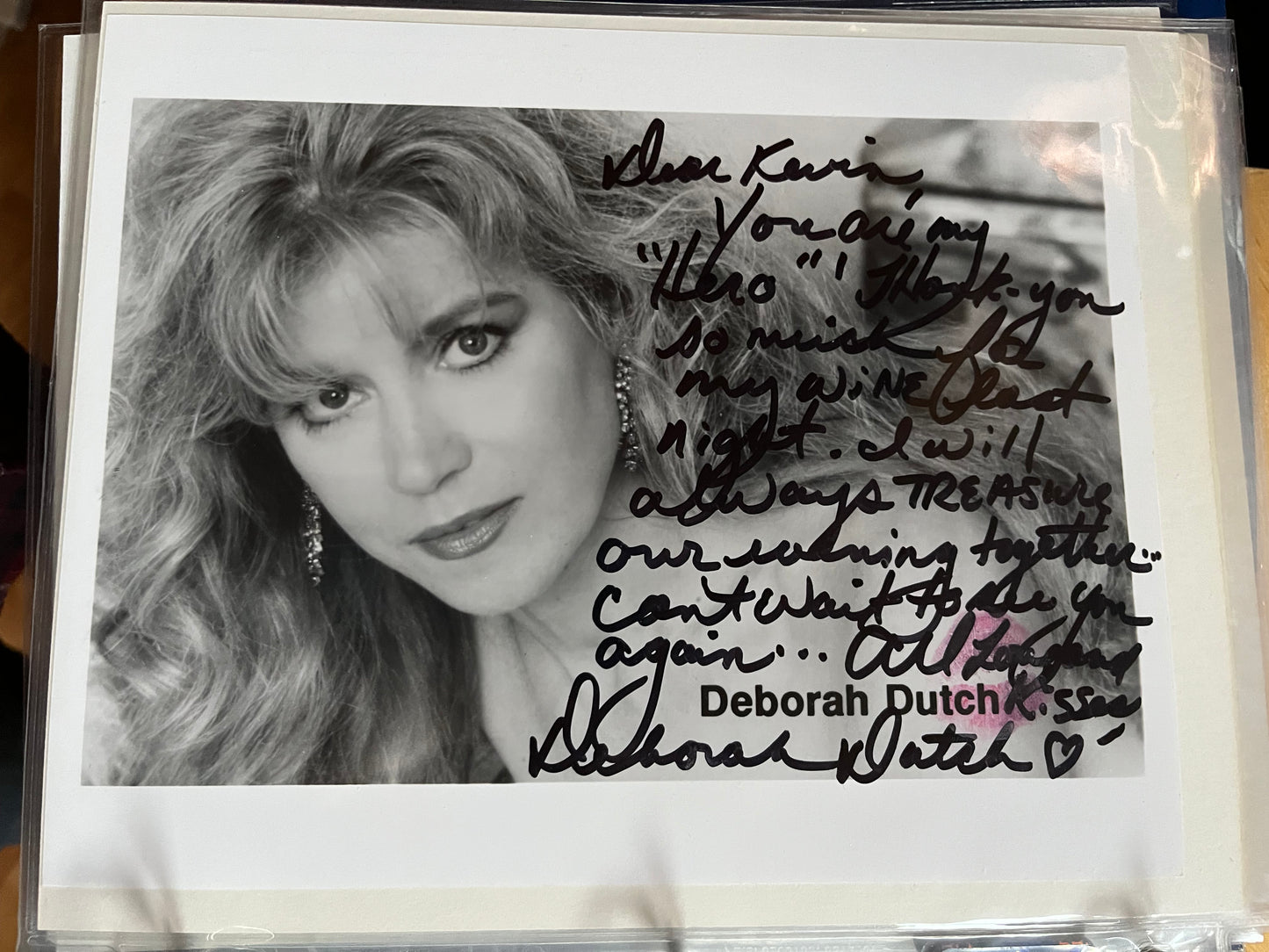 DEBORAH DUTCH, autograph