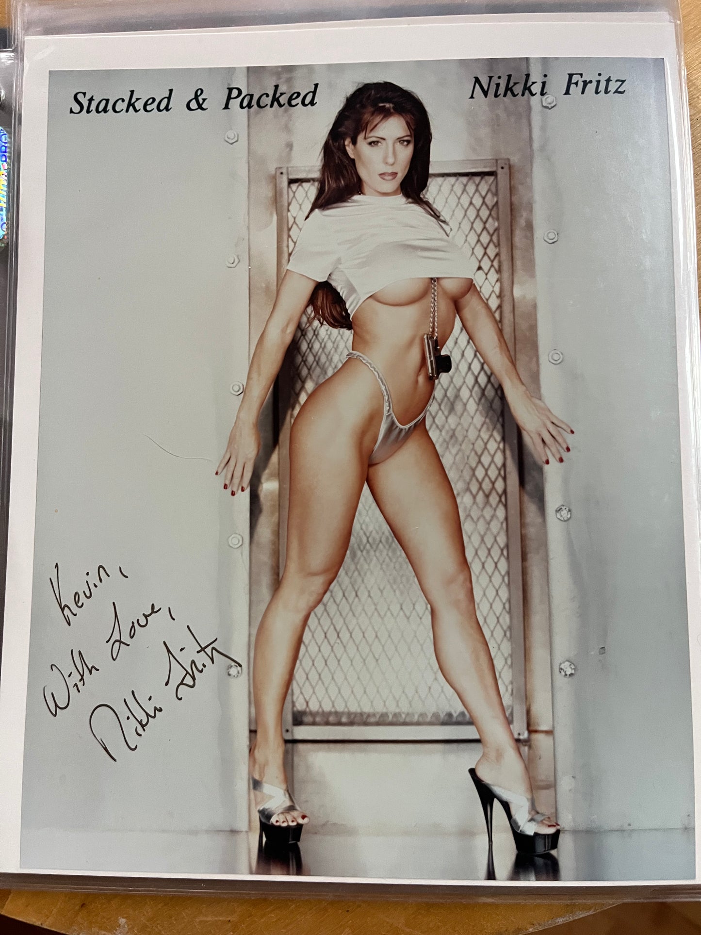 NIKKI FRITZ, Cheerleader Massacre, Bikini a Go Go, autograph