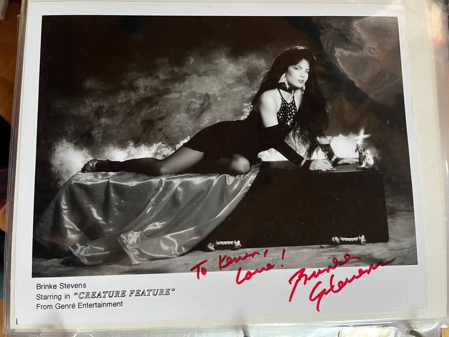 BRINKE STEVENS, Slumber Party Massacre, autograph