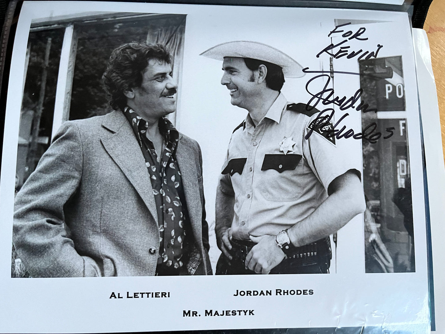 JORDAN RHODES, Mr. Majestyk, autograph