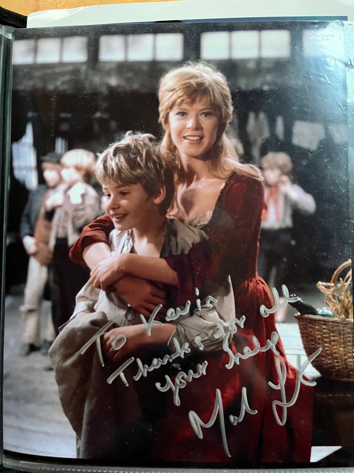 MARK LESTER, star of OLIVER! movie musical, autograph