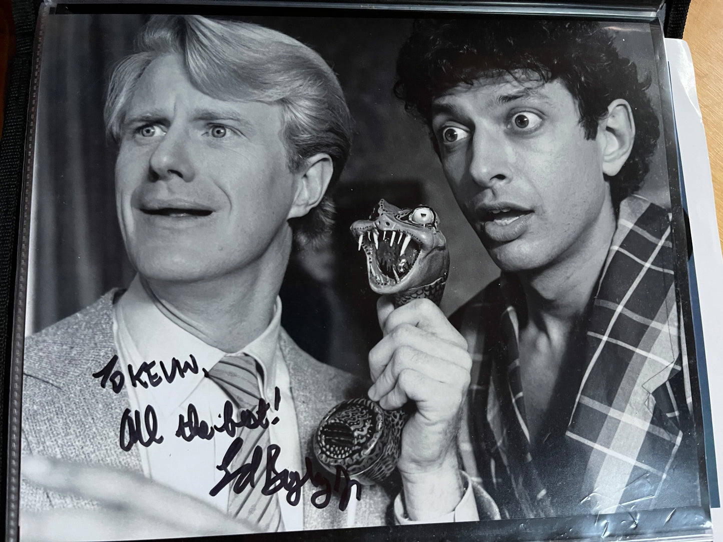 ED BEGLEY, JR., actor, autograph