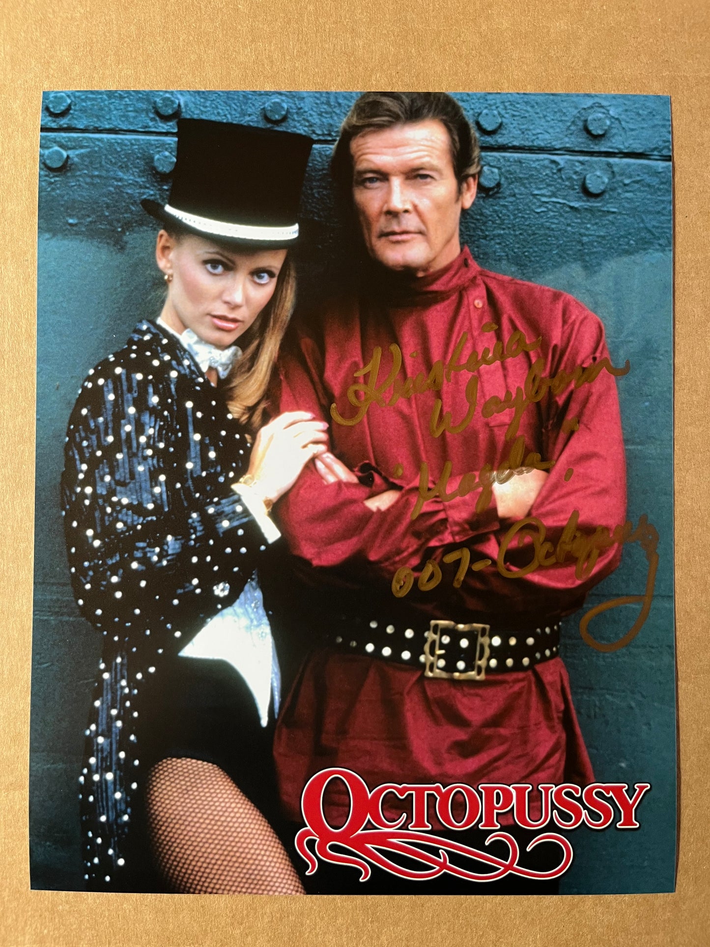 KRISTINA WAYBORN, 007 James Bond girl from OCTOPUSSY, autograph