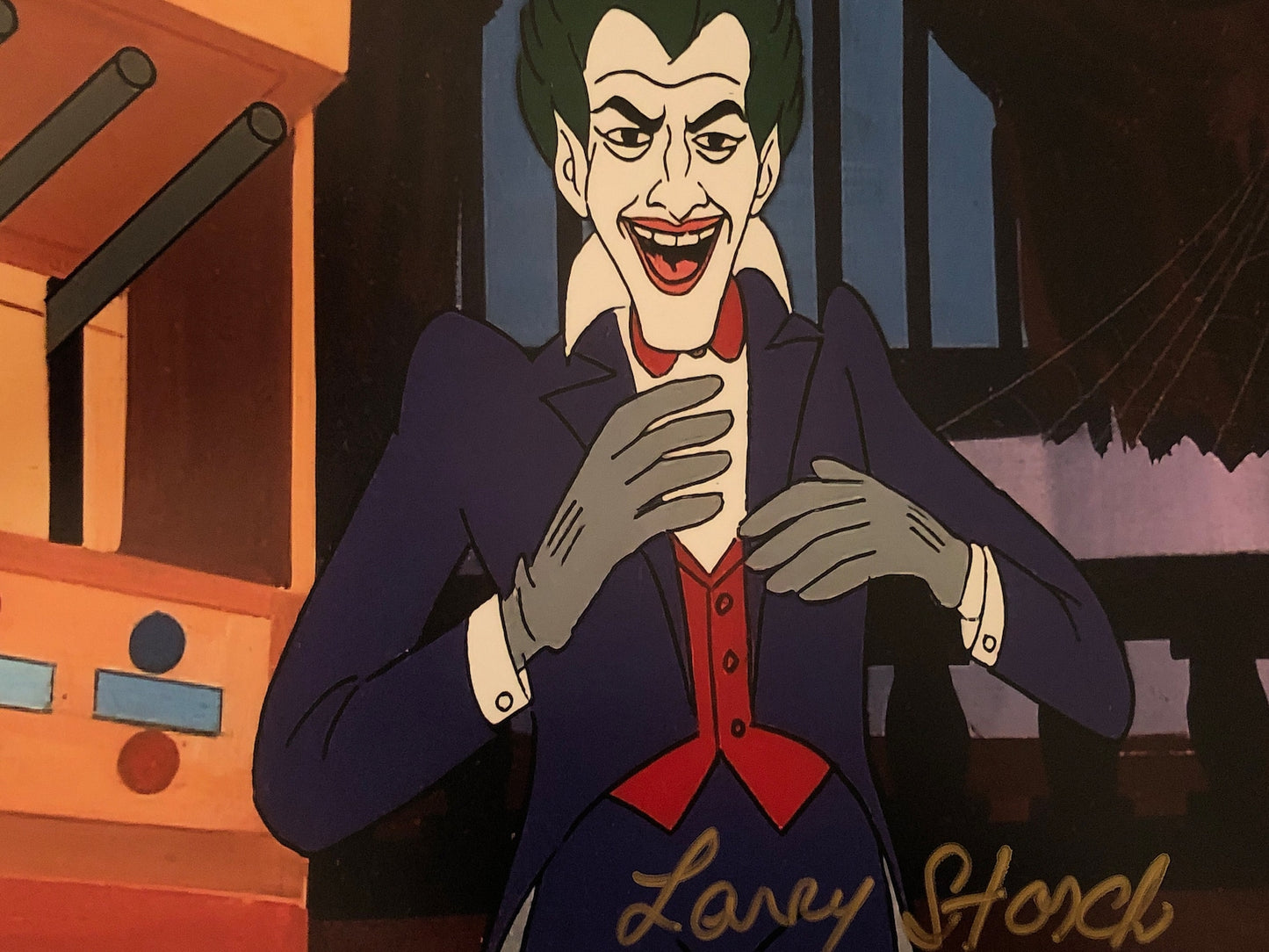 LARRY STORCH, voice of The Joker on animated BATMAN, autograph