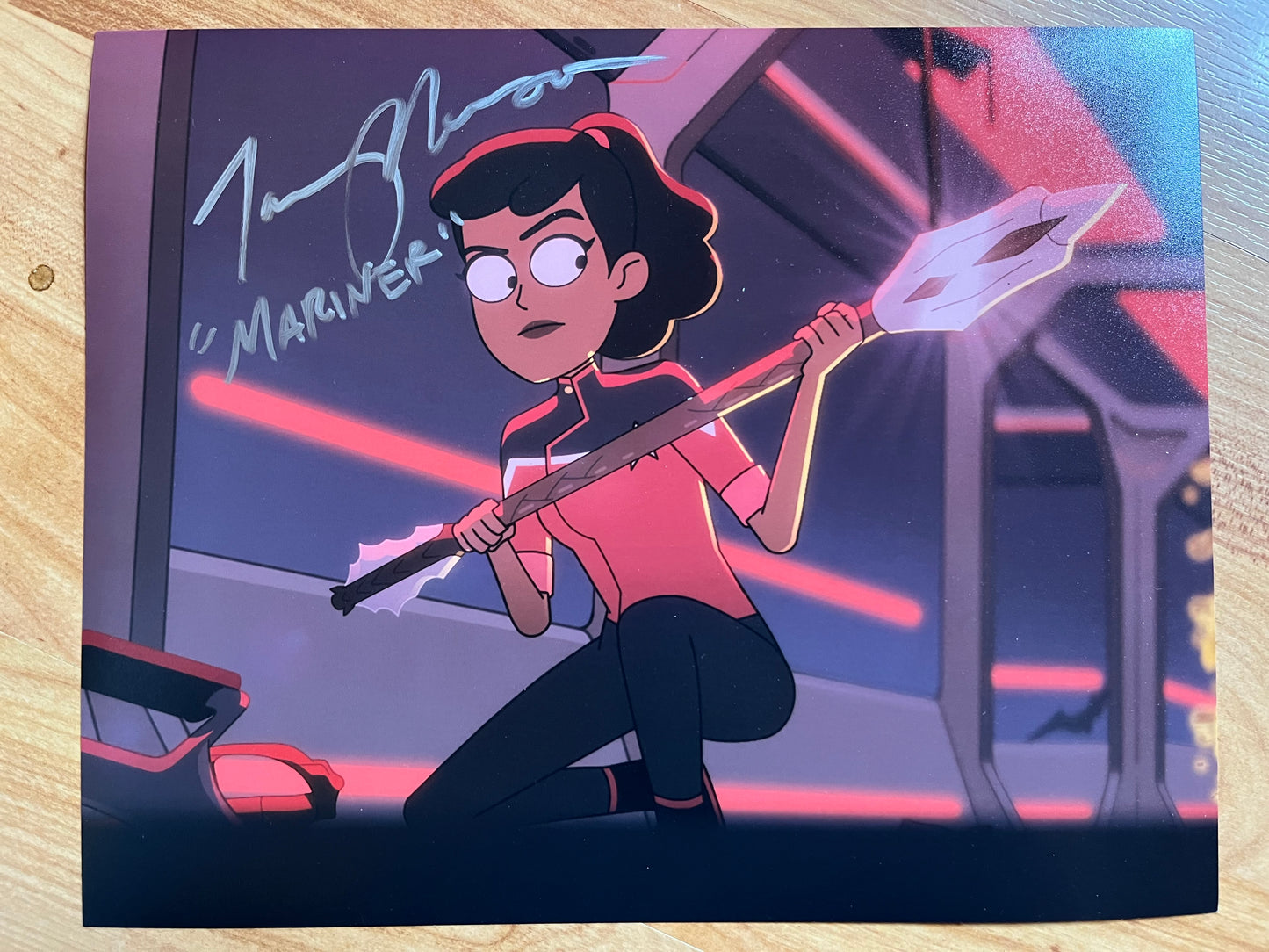 TAWNY NEWSOME, Star Trek Lower Decks, autograph
