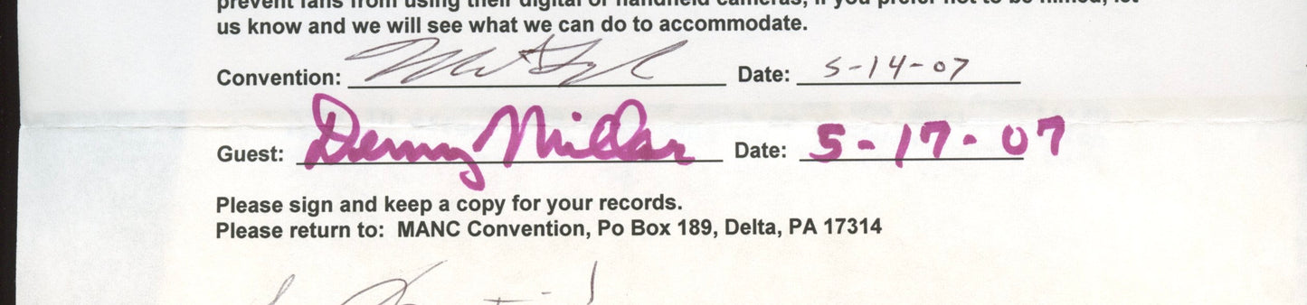 Denny Miller, silver screen TARZAN, THE APE MAN (autograph)