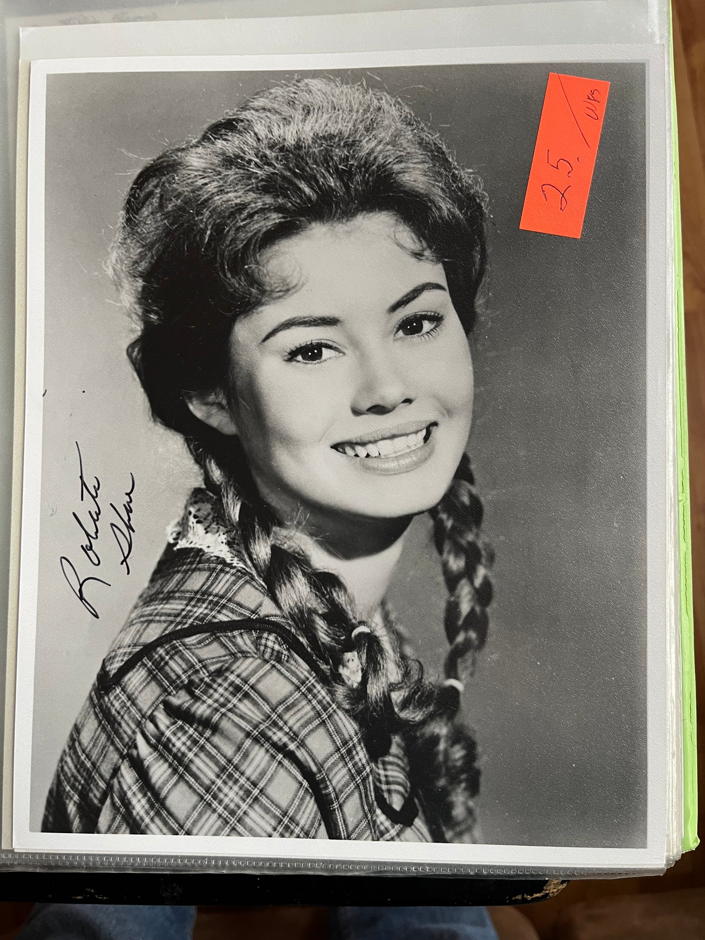 ROBERTA SHORE, The Virginian, autograph