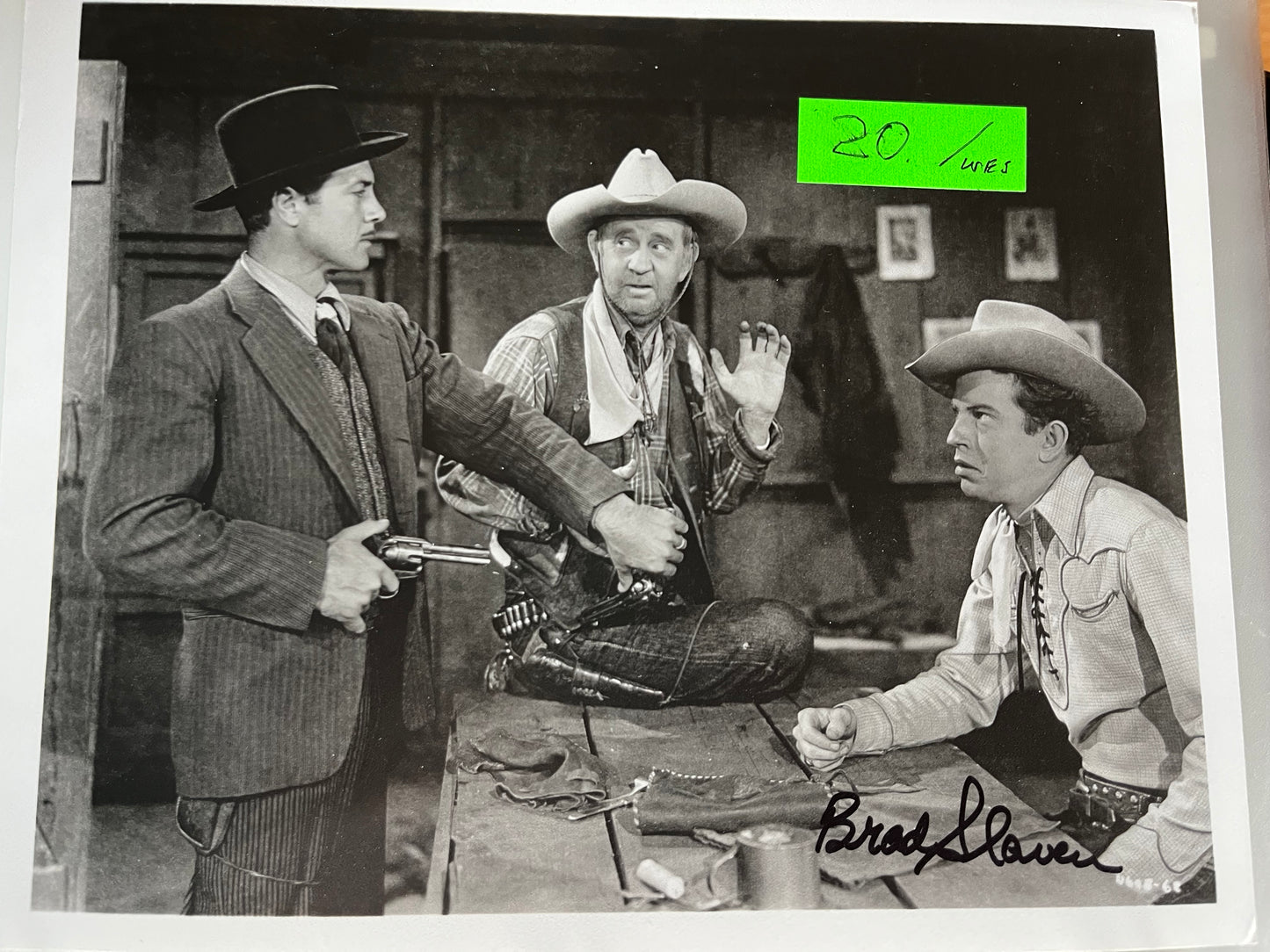 BRAD SLAVEN, autograph