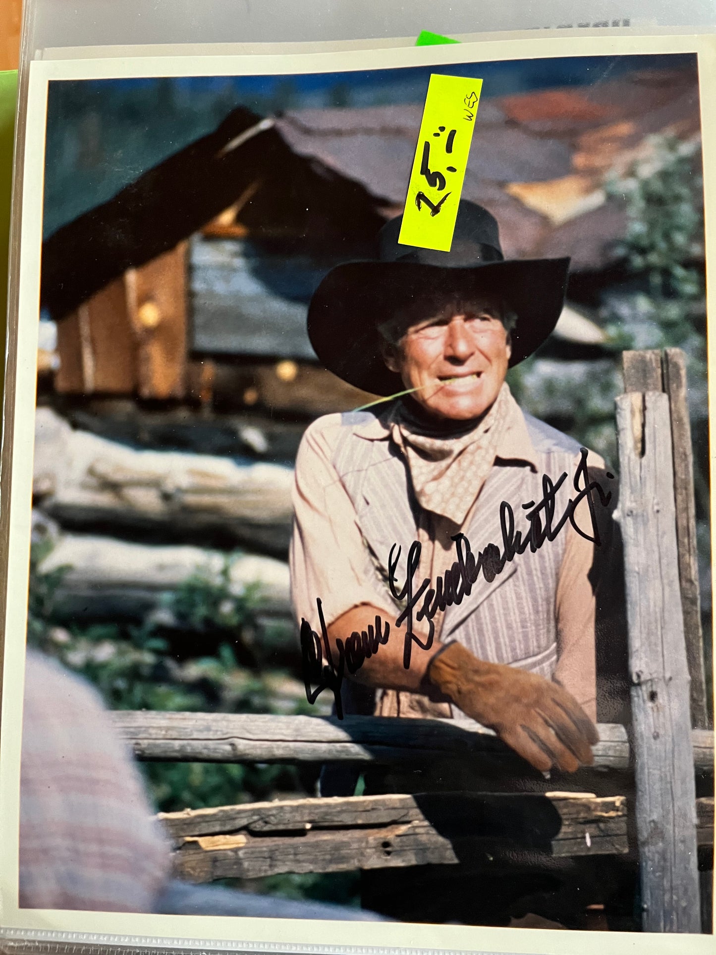 EFREM ZIMBALIST, JR. autograph