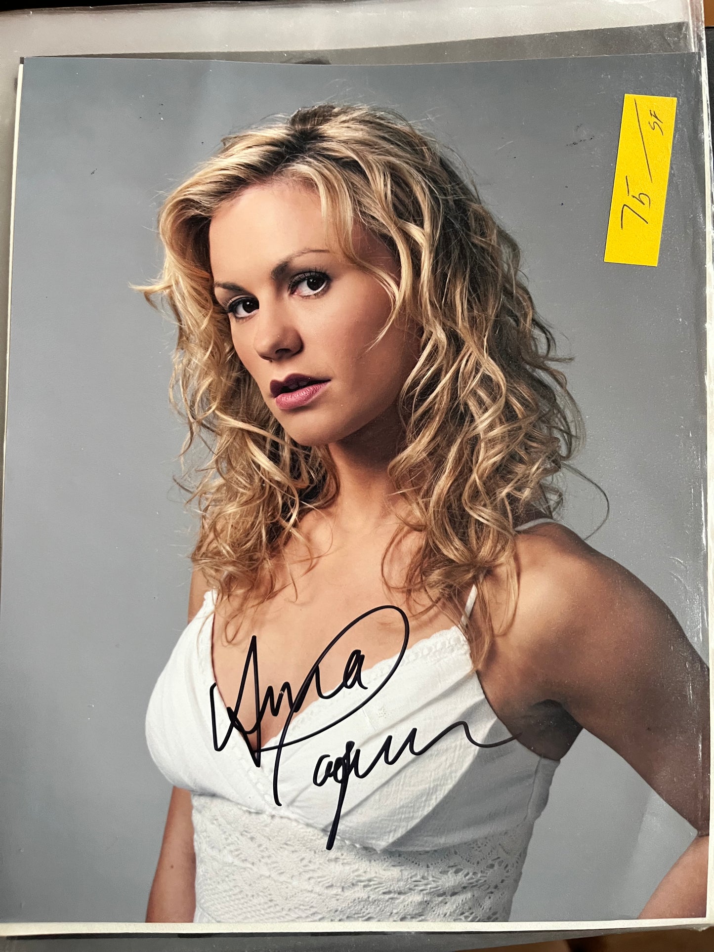 ANNA PAQUIN, True Blood, X-Men, autograph