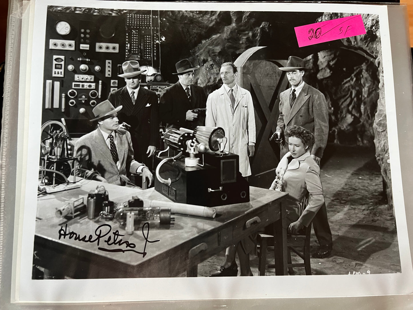 HOUSE PETERS, JR. autograph