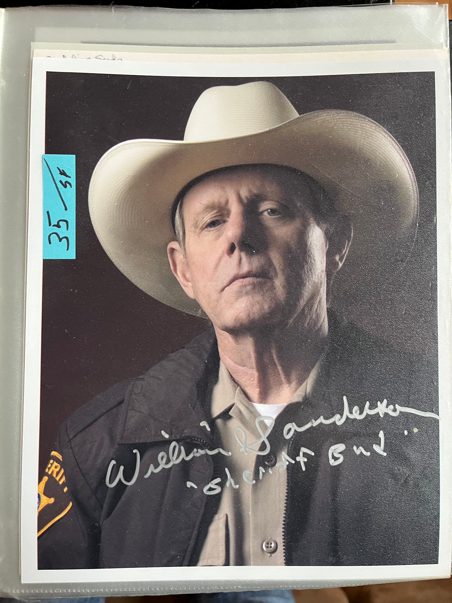 WILLIAM SANDERSON, True Blood, autograph