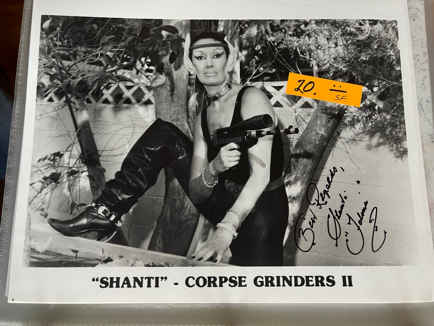 SHANTI, Corpse Grinders II, autograph