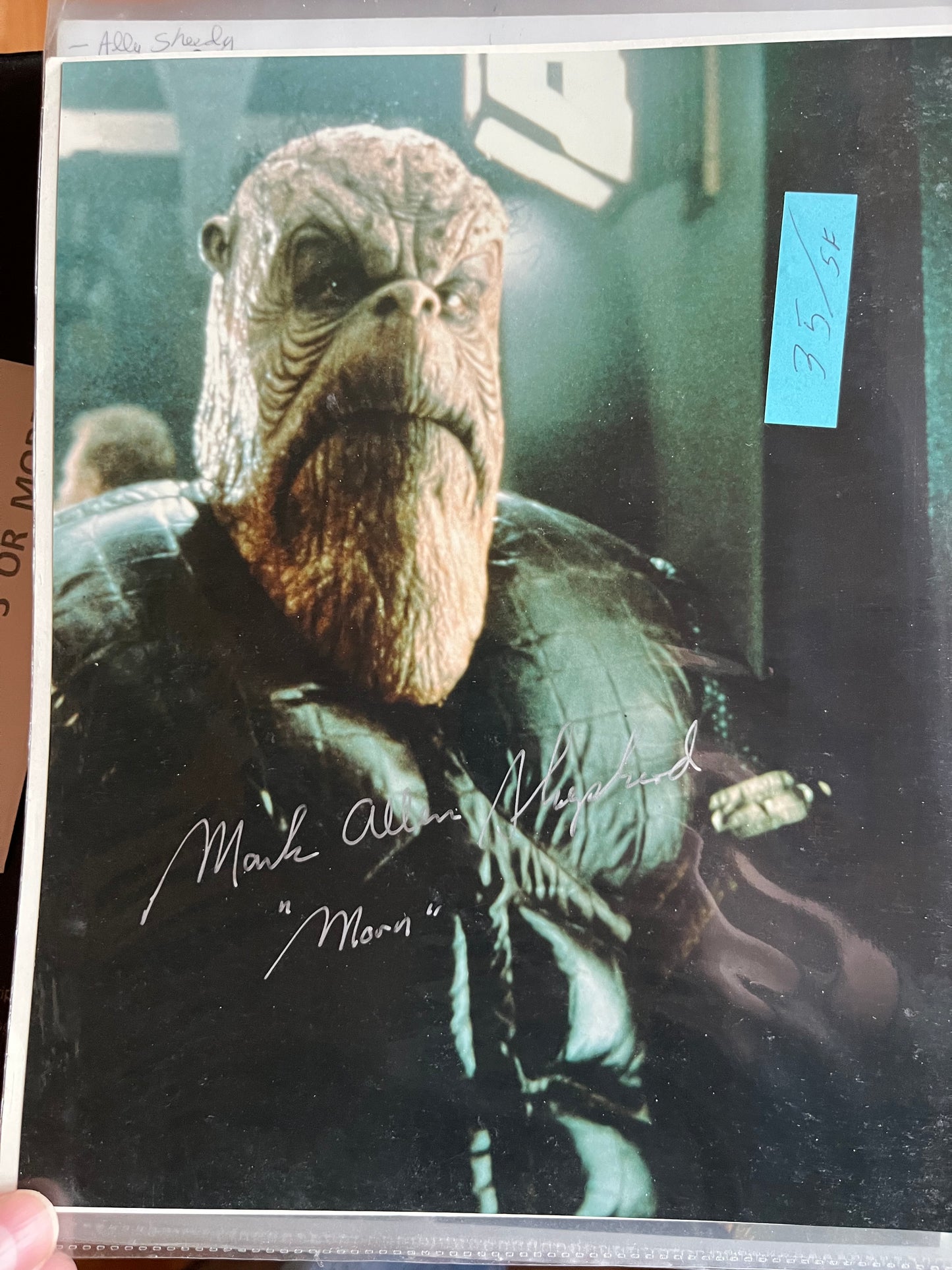 MARK ALLEN SHEPHERD, autograph