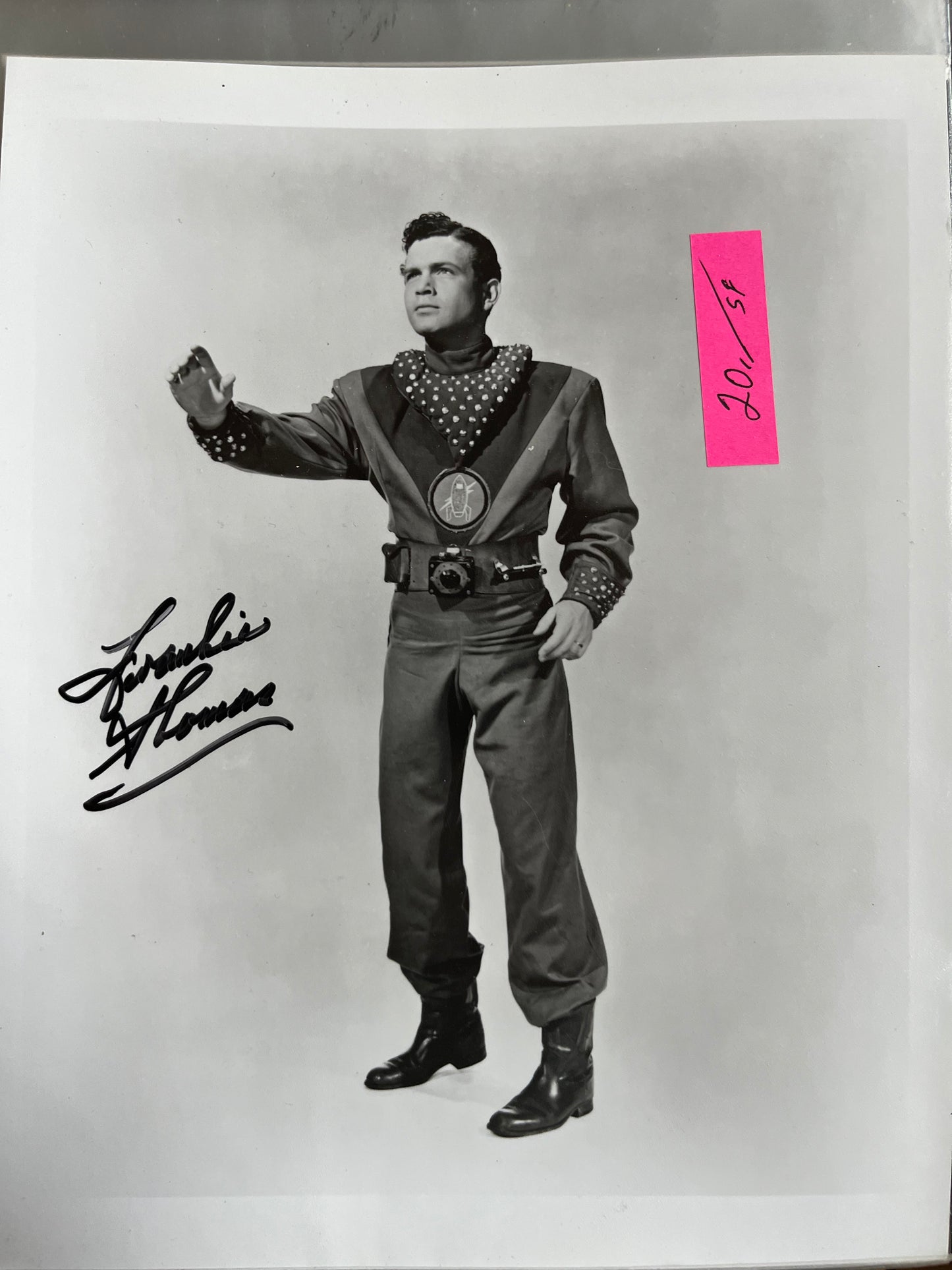 FRANKIE THOMAS, Tom Corbett, Space Cadet, autograph