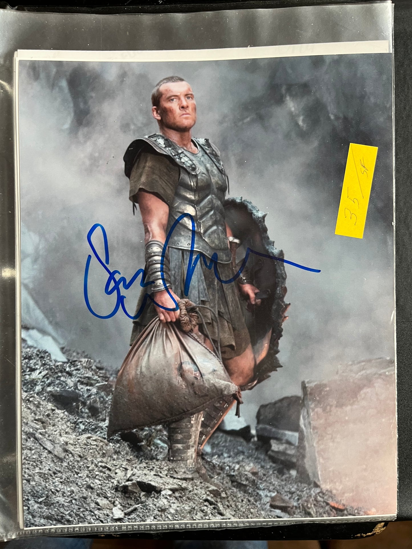 SAM WORTHINGTON, Clash of the Titans, autograph