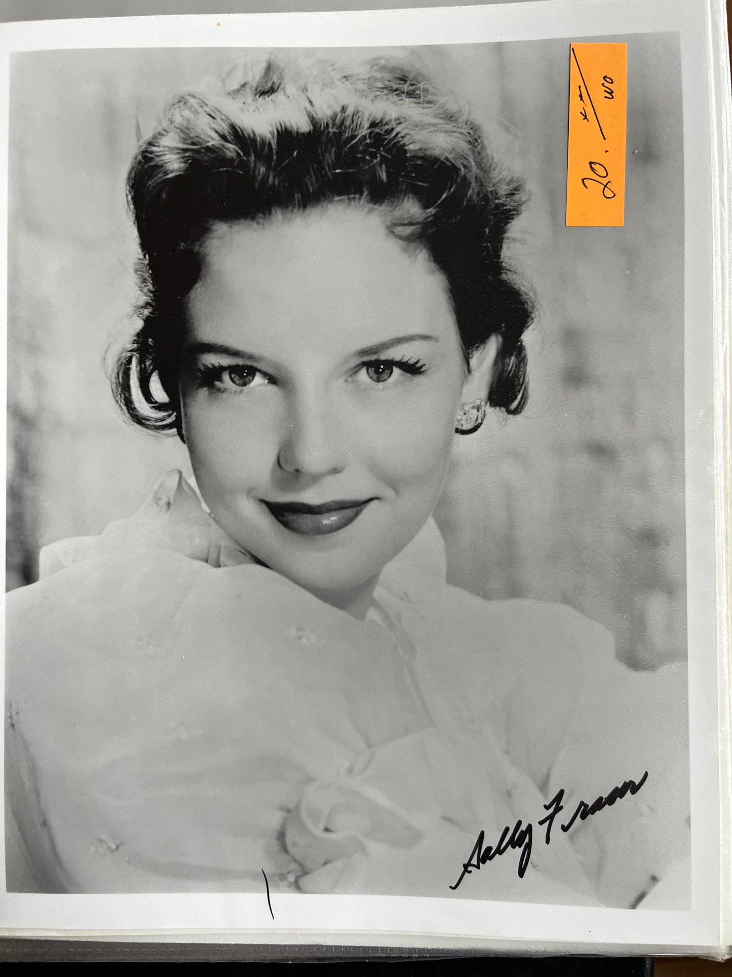 SALLY FRASER, autograph