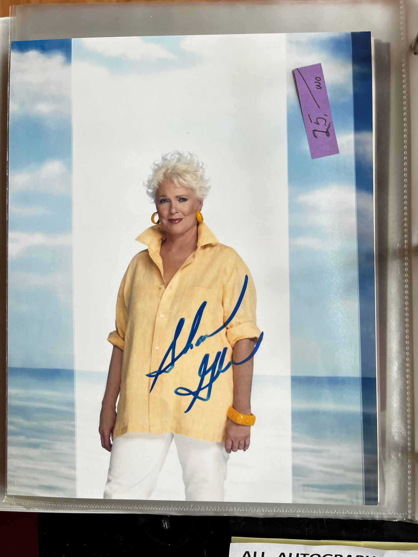 SHARON GLASS, Burn Notice, autograph