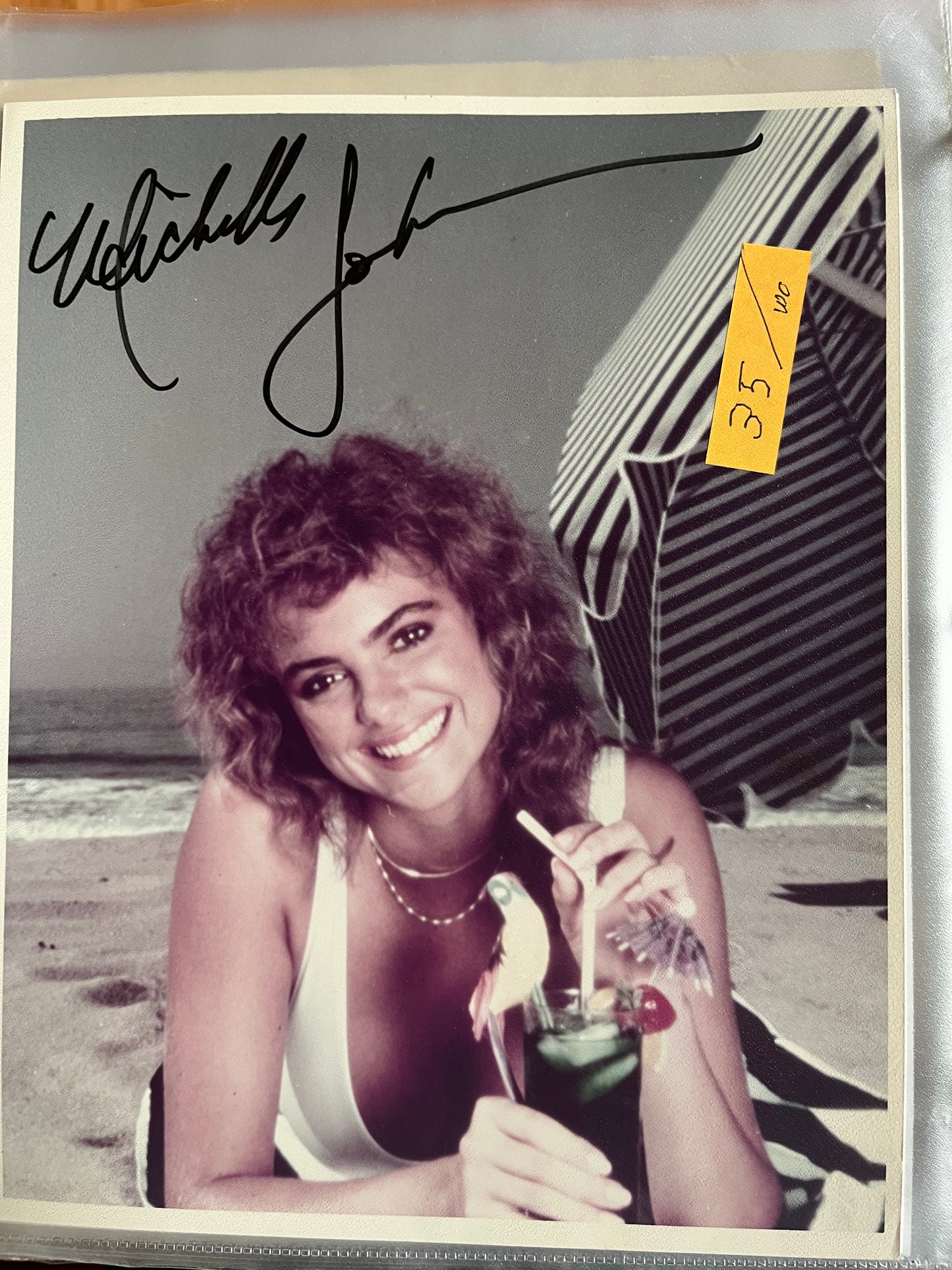 MICHELE JOHNSON, autograph